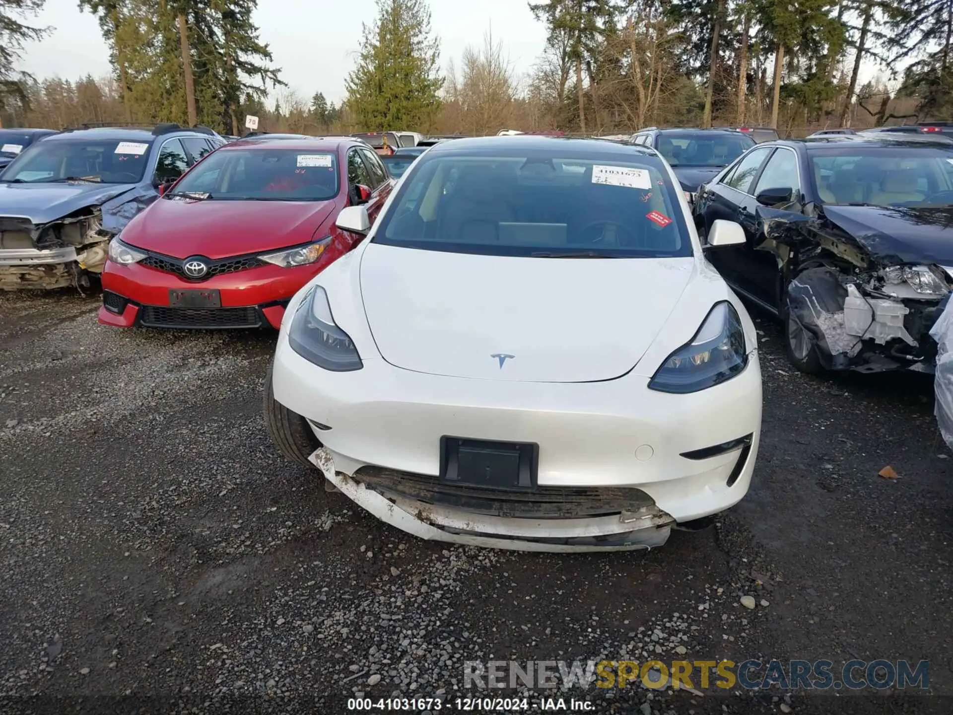 12 fotografías del automóvil dañado 5YJ3E1EA2PF474243 TESLA MODEL 3 2023