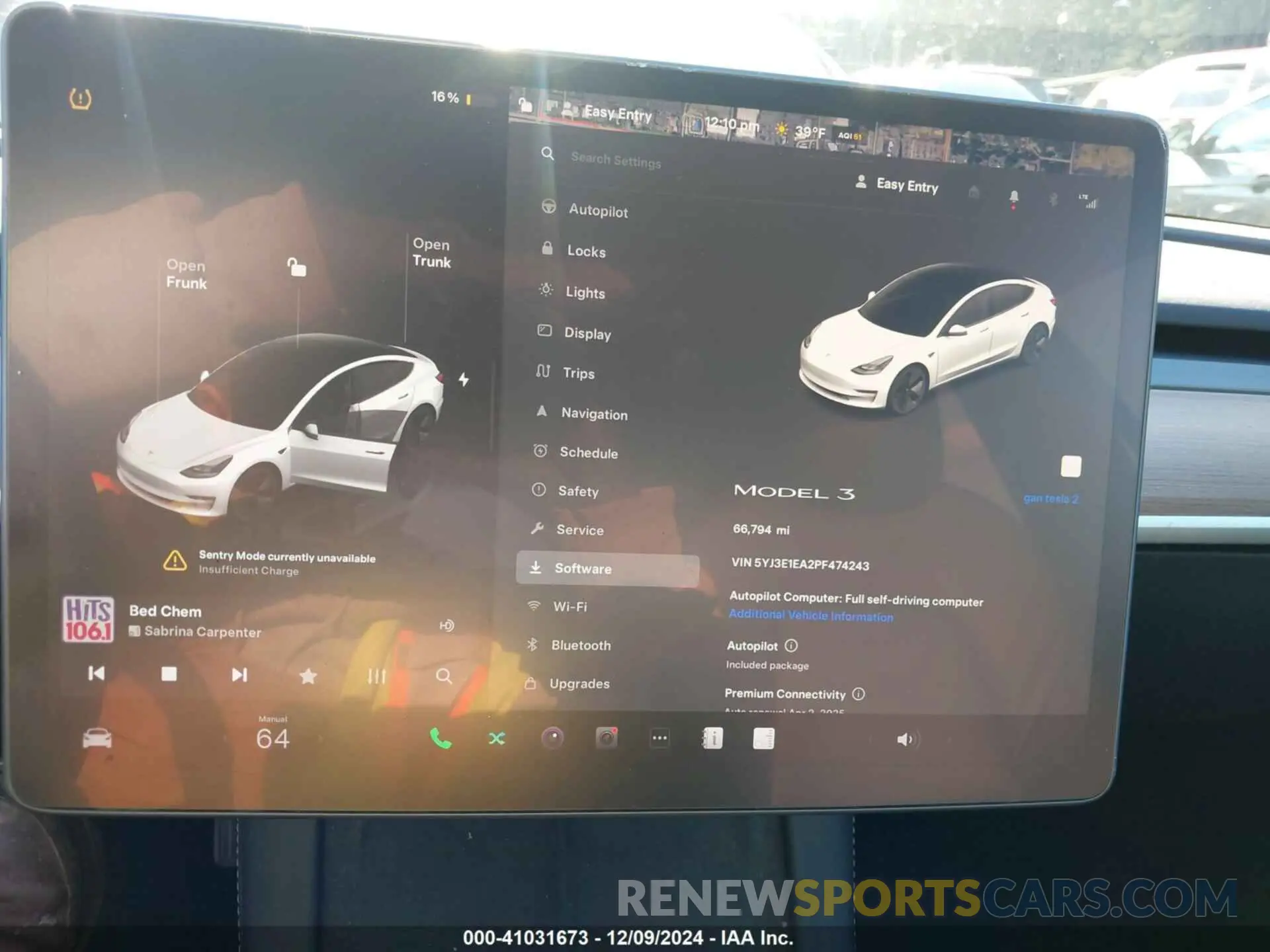 7 fotografías del automóvil dañado 5YJ3E1EA2PF474243 TESLA MODEL 3 2023