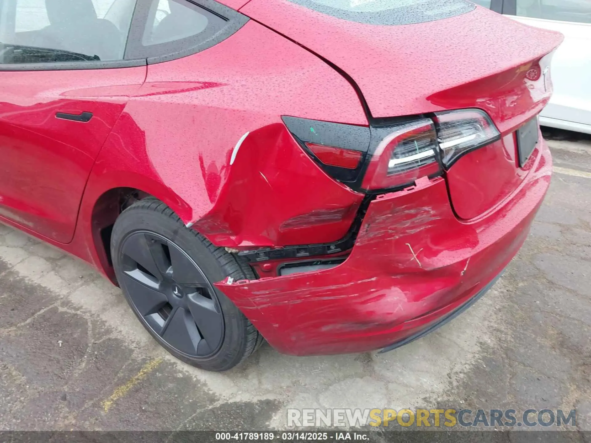 6 fotografías del automóvil dañado 5YJ3E1EA2PF476140 TESLA MODEL 3 2023