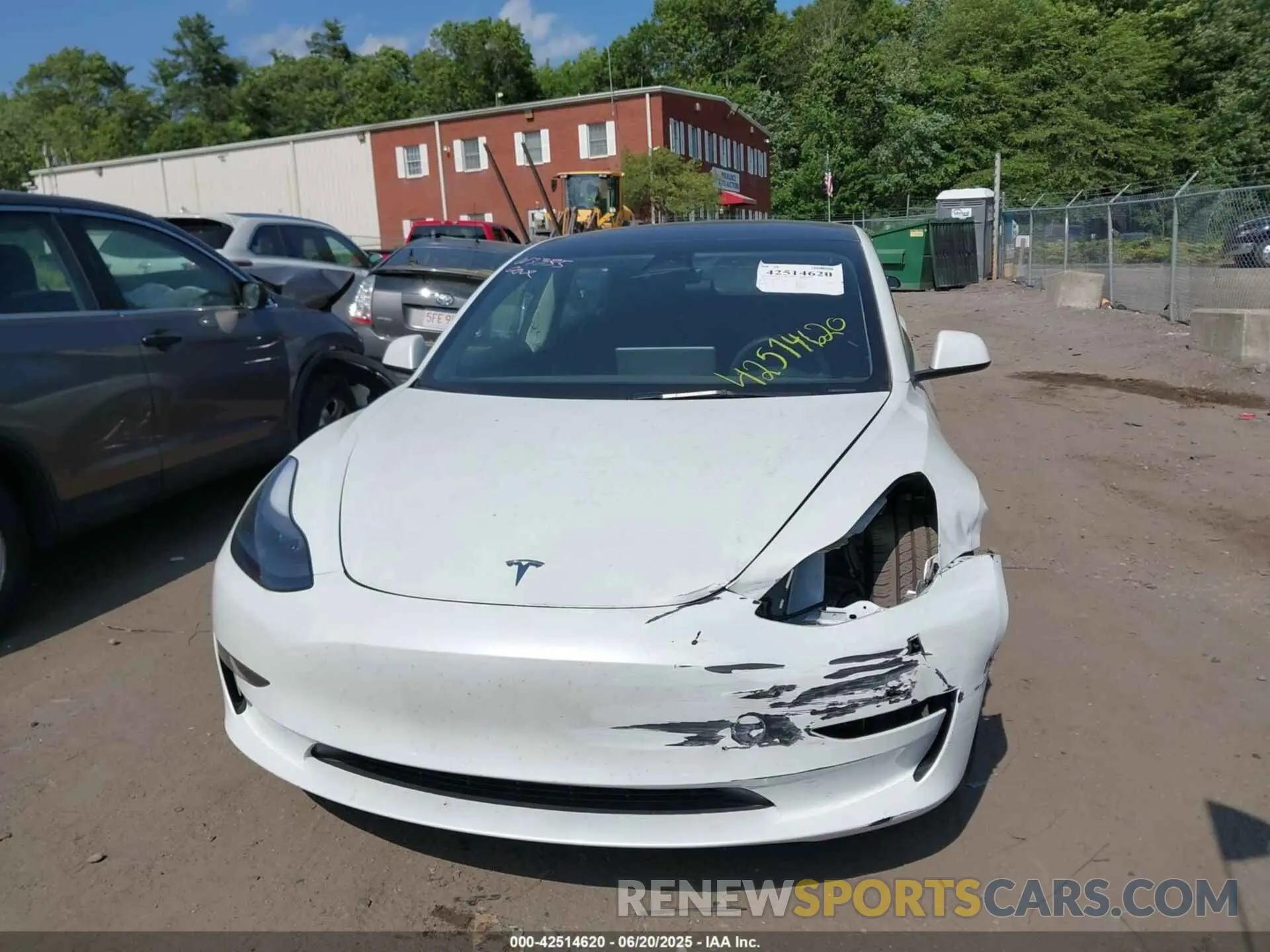 12 fotografías del automóvil dañado 5YJ3E1EA2PF484335 TESLA MODEL 3 2023