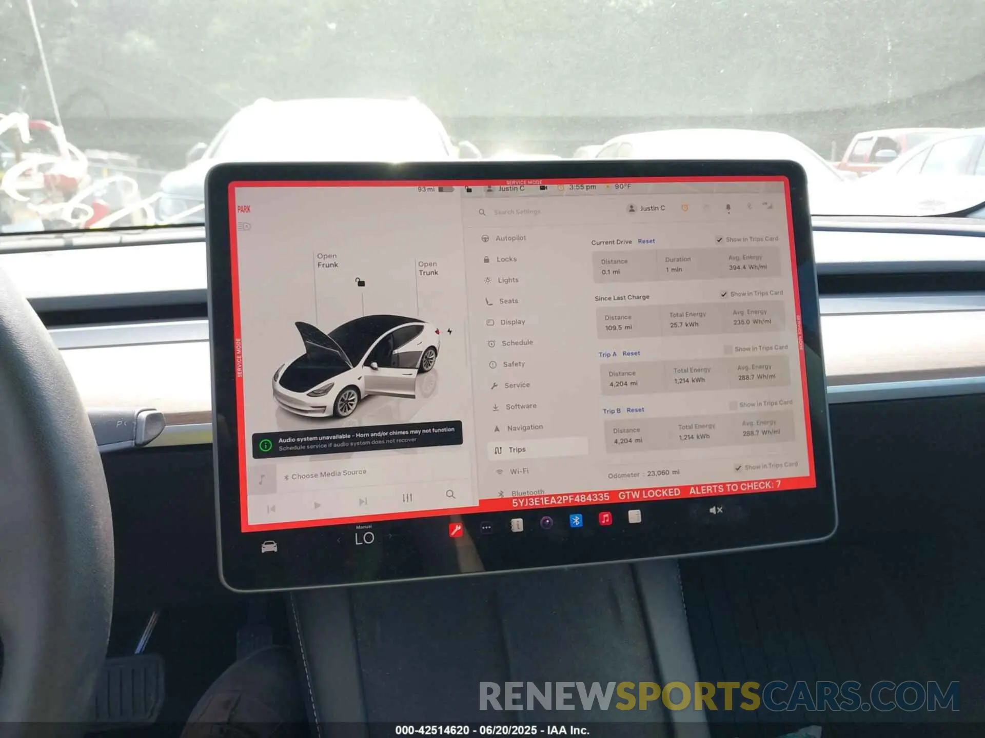 18 fotografías del automóvil dañado 5YJ3E1EA2PF484335 TESLA MODEL 3 2023