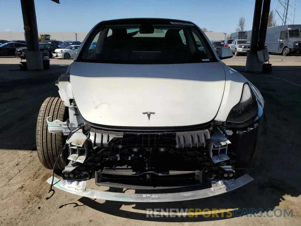 5 fotografías del automóvil dañado 5YJ3E1EA2PF490300 TESLA MODEL 3 2023