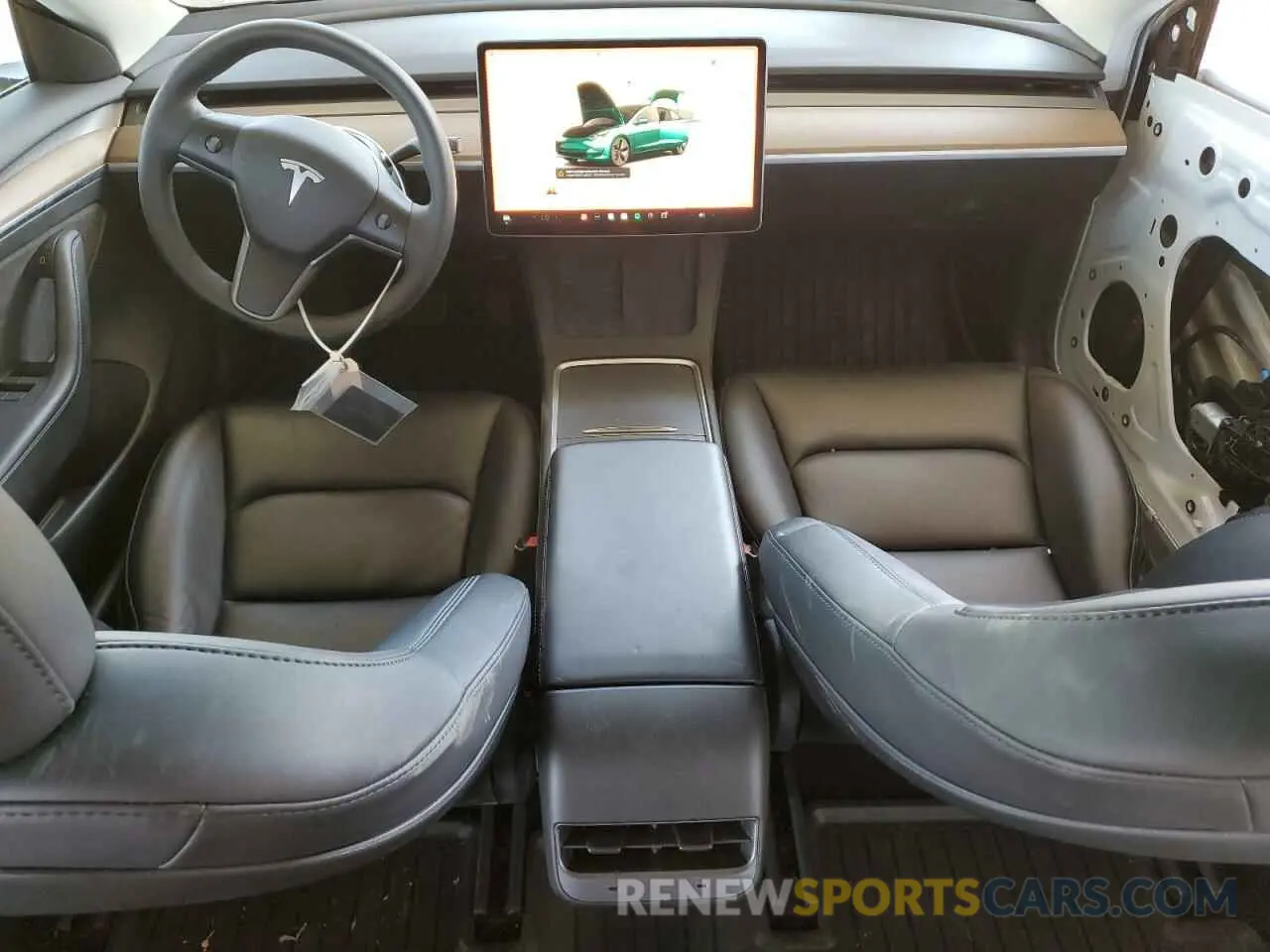 8 fotografías del automóvil dañado 5YJ3E1EA2PF490300 TESLA MODEL 3 2023