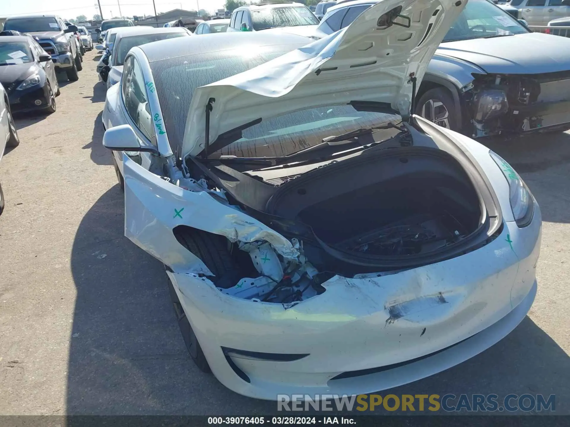 6 fotografías del automóvil dañado 5YJ3E1EA2PF492239 TESLA MODEL 3 2023