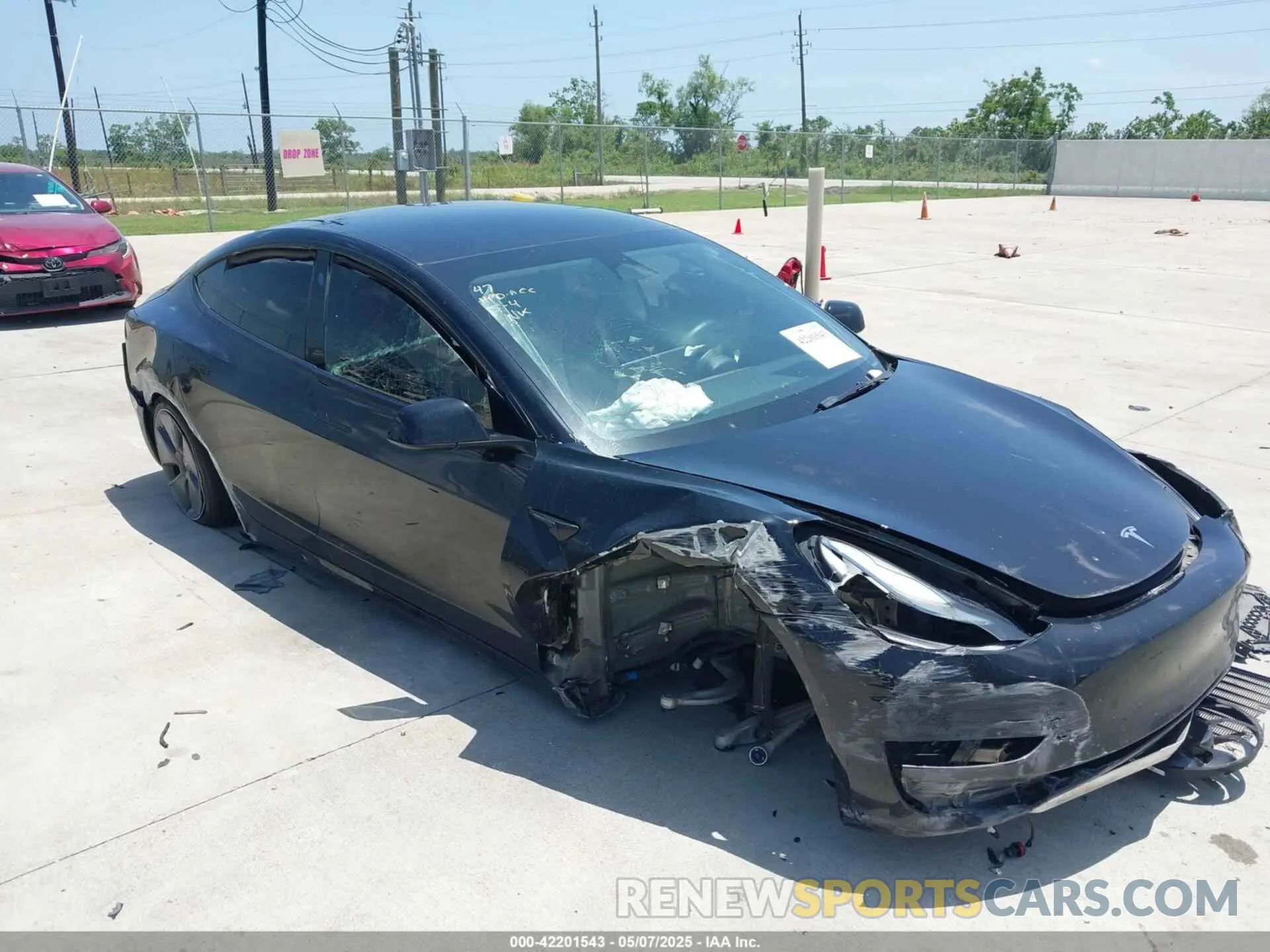 1 fotografías del automóvil dañado 5YJ3E1EA2PF501375 TESLA MODEL 3 2023