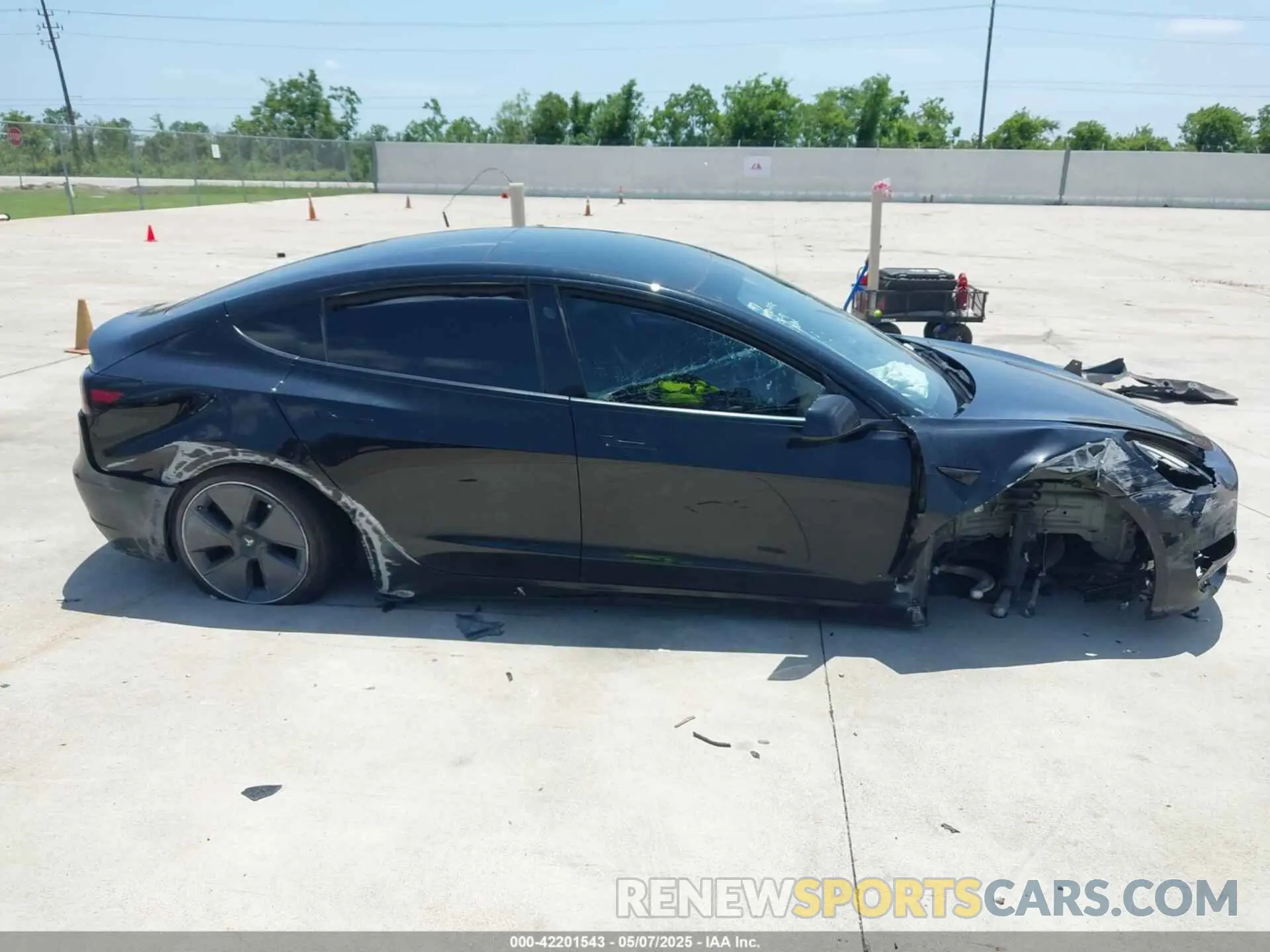 12 fotografías del automóvil dañado 5YJ3E1EA2PF501375 TESLA MODEL 3 2023