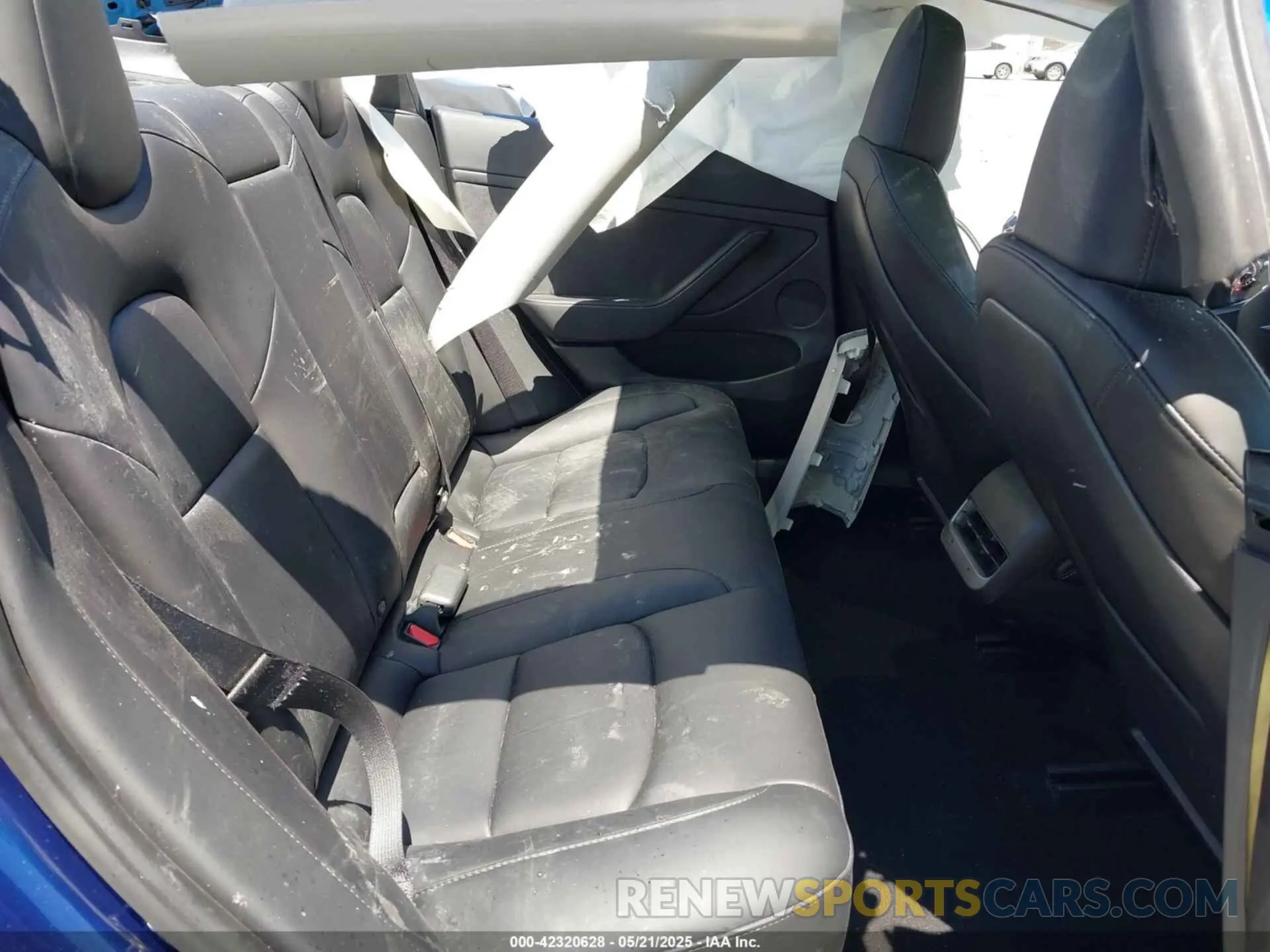 8 fotografías del automóvil dañado 5YJ3E1EA2PF506429 TESLA MODEL 3 2023