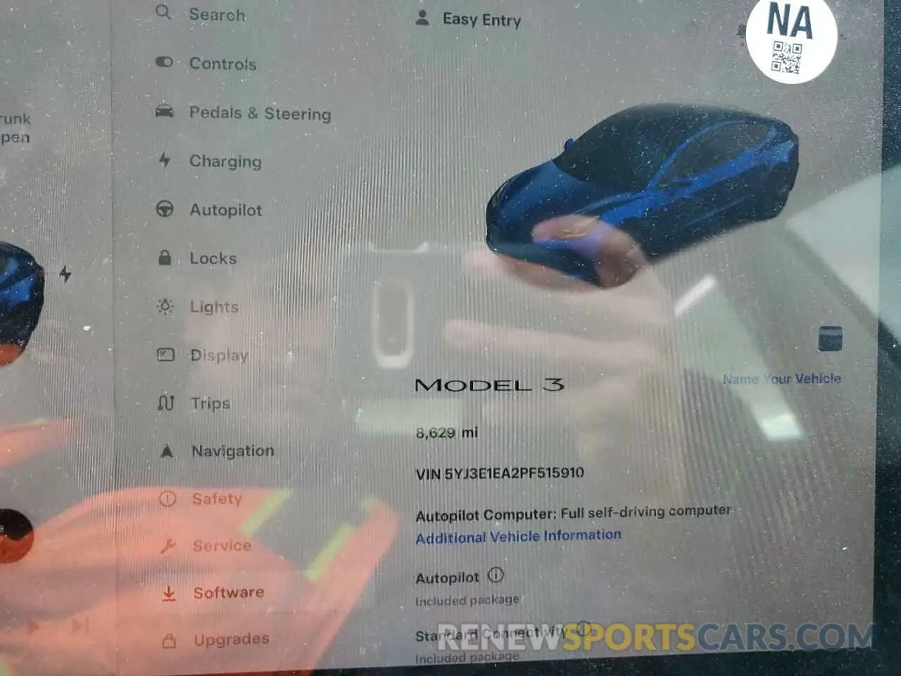 9 fotografías del automóvil dañado 5YJ3E1EA2PF515910 TESLA MODEL 3 2023