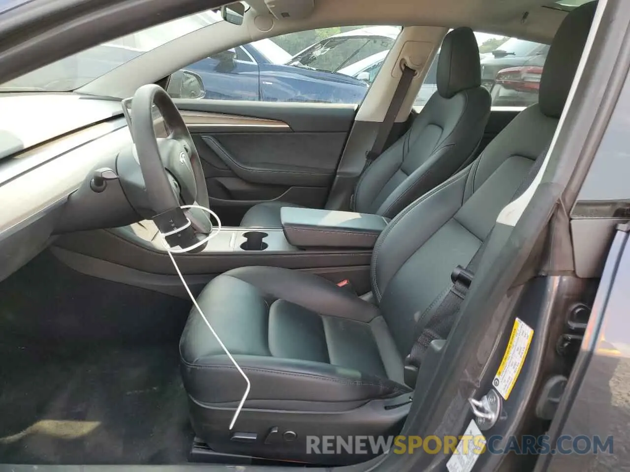 7 fotografías del automóvil dañado 5YJ3E1EA2PF544386 TESLA MODEL 3 2023