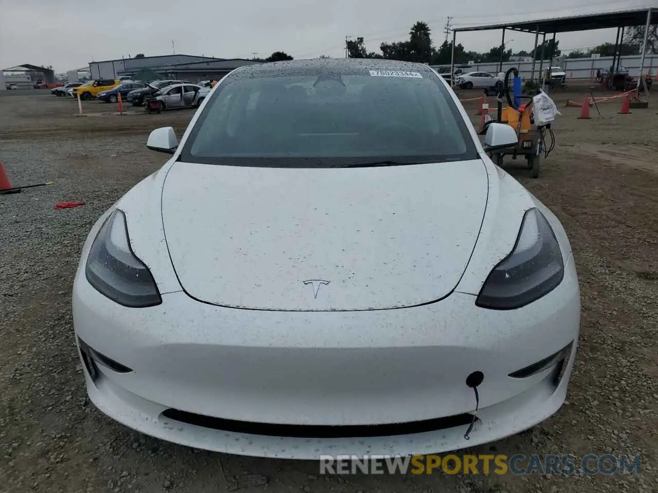 5 fotografías del automóvil dañado 5YJ3E1EA2PF555968 TESLA MODEL 3 2023