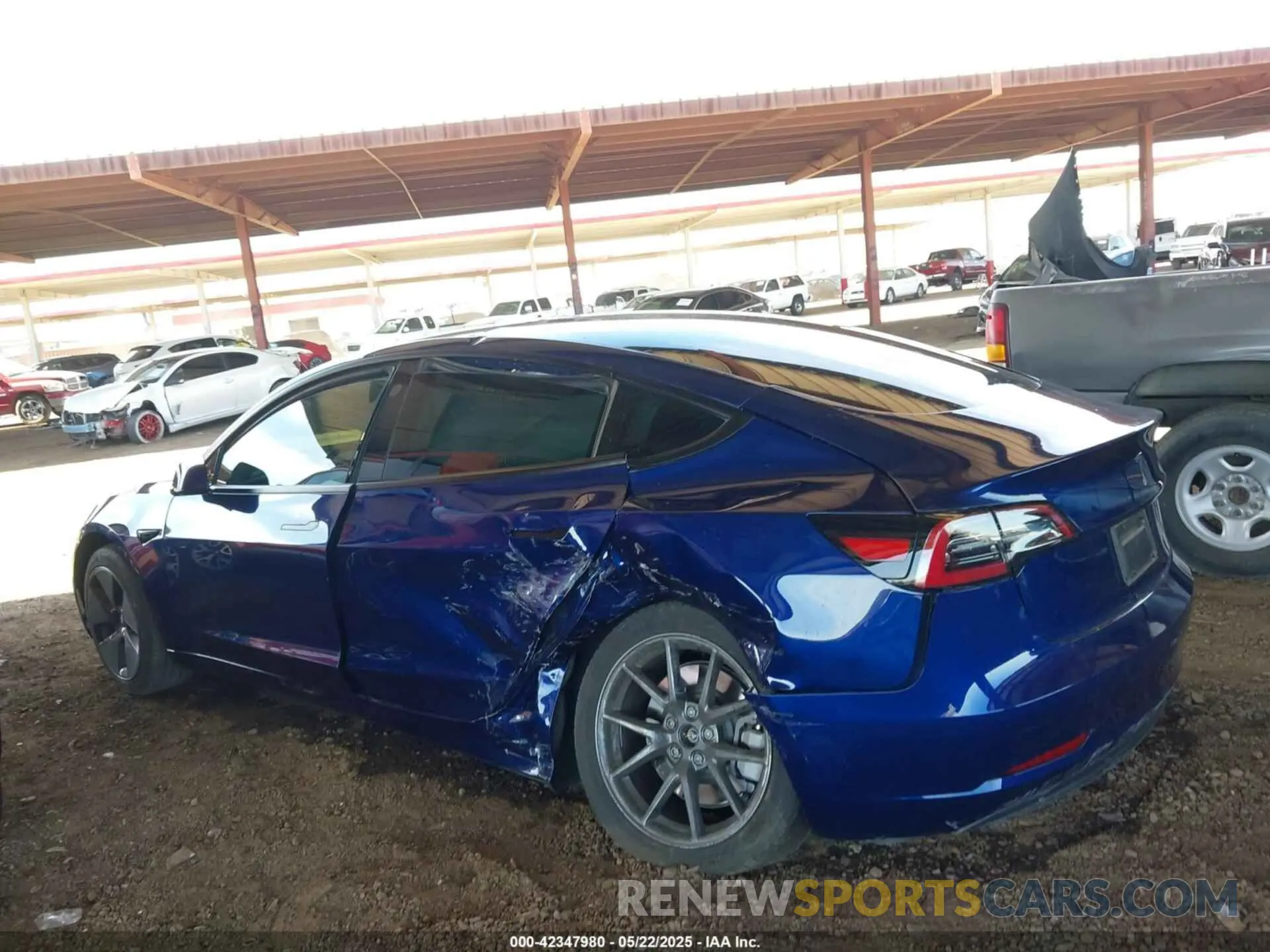 6 fotografías del automóvil dañado 5YJ3E1EA2PF557011 TESLA MODEL 3 2023
