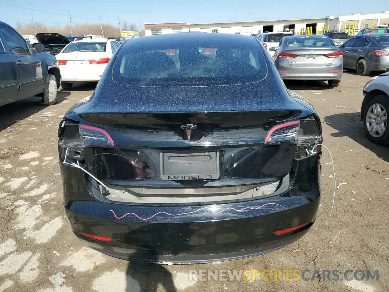 6 fotografías del automóvil dañado 5YJ3E1EA2PF563570 TESLA MODEL 3 2023
