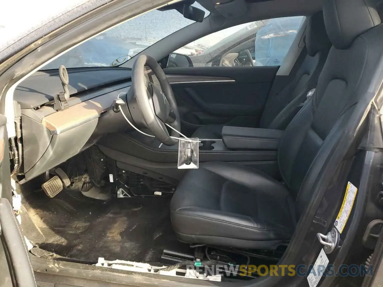 7 fotografías del automóvil dañado 5YJ3E1EA2PF566372 TESLA MODEL 3 2023