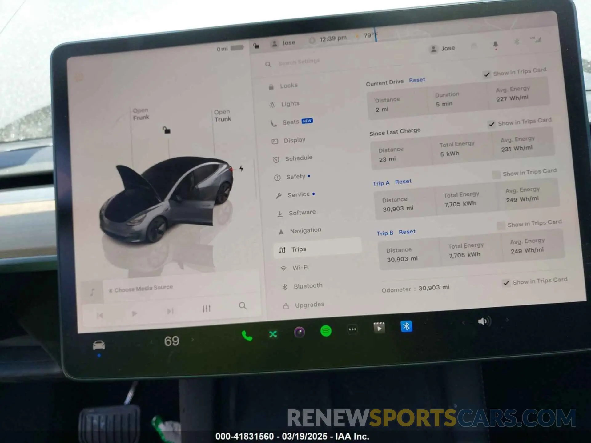 14 fotografías del automóvil dañado 5YJ3E1EA2PF569644 TESLA MODEL 3 2023