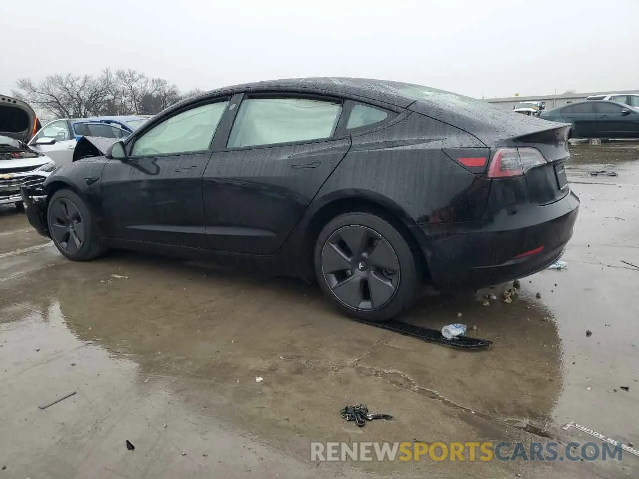 2 fotografías del automóvil dañado 5YJ3E1EA2PF575945 TESLA MODEL 3 2023