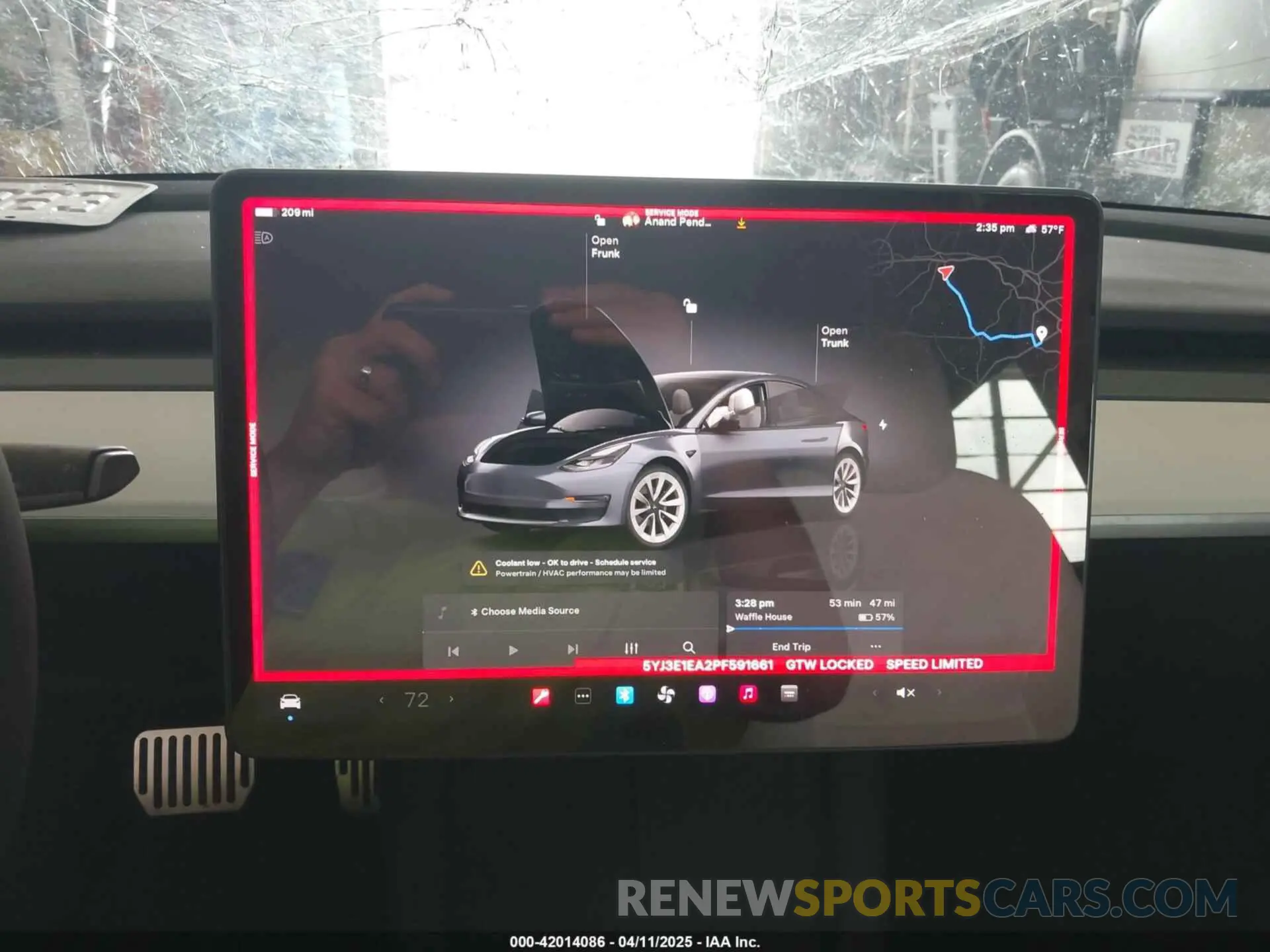 18 fotografías del automóvil dañado 5YJ3E1EA2PF591661 TESLA MODEL 3 2023