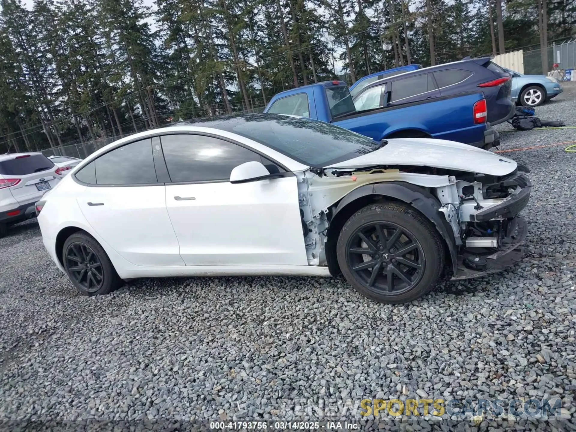 14 fotografías del automóvil dañado 5YJ3E1EA2PF612427 TESLA MODEL 3 2023