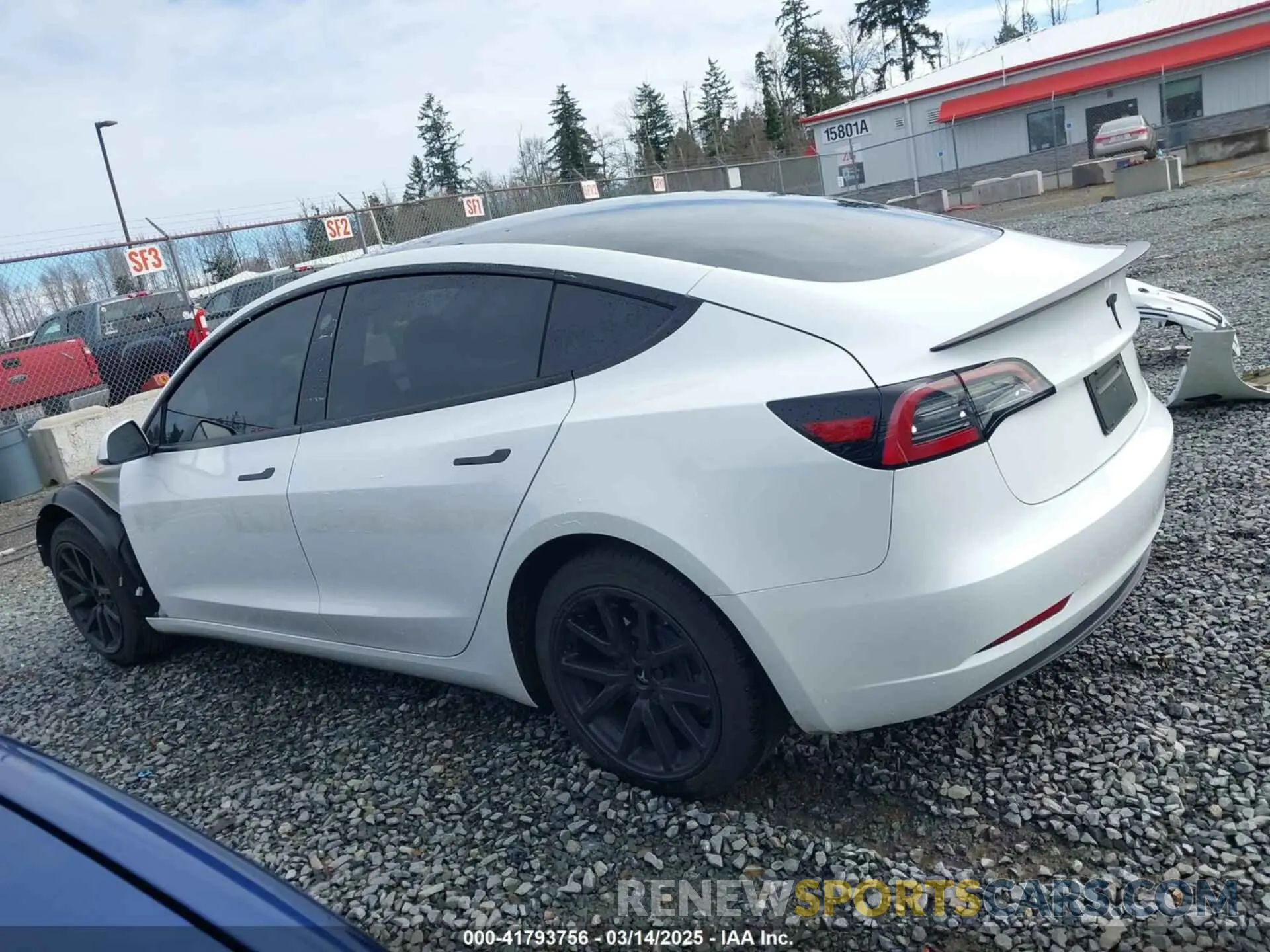 15 fotografías del automóvil dañado 5YJ3E1EA2PF612427 TESLA MODEL 3 2023