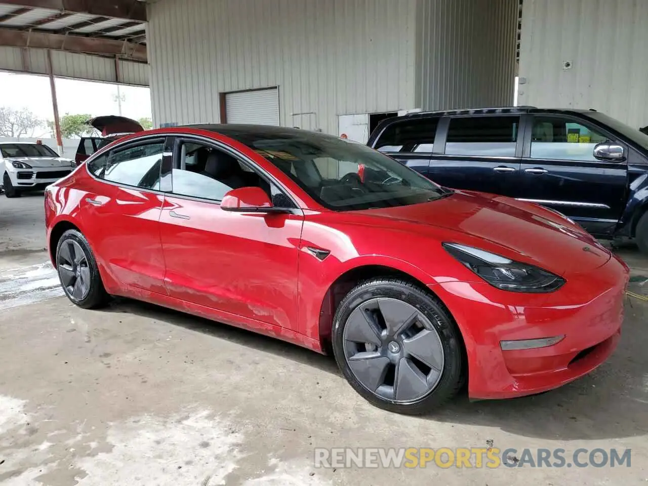 4 fotografías del automóvil dañado 5YJ3E1EA2PF614940 TESLA MODEL 3 2023