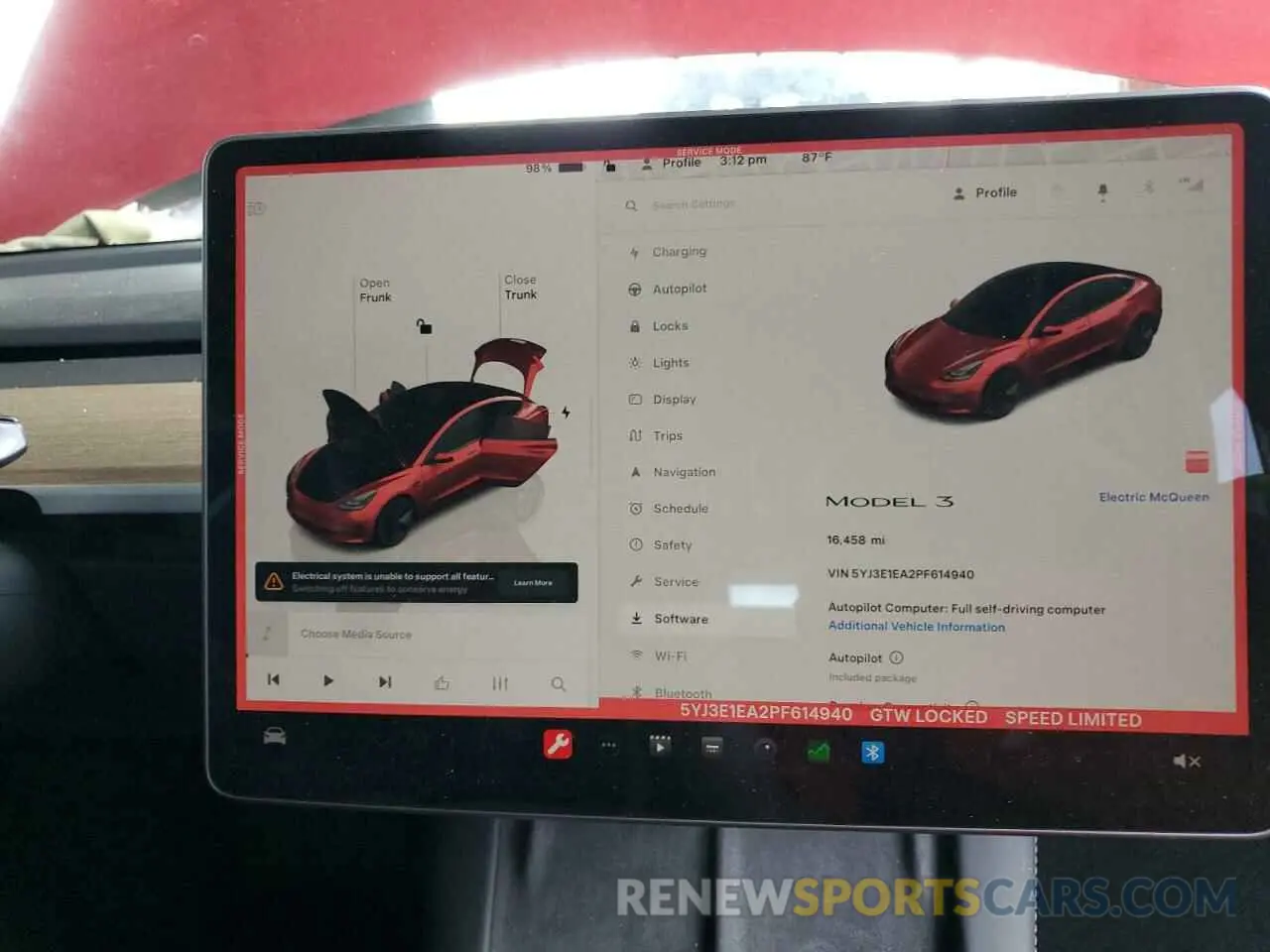 9 fotografías del automóvil dañado 5YJ3E1EA2PF614940 TESLA MODEL 3 2023