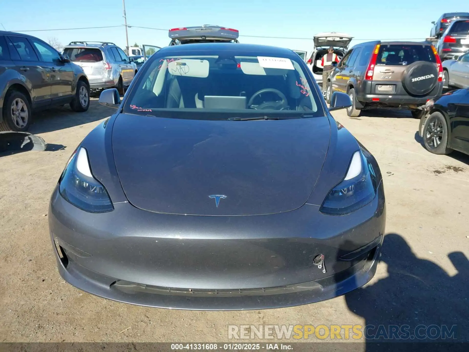 11 fotografías del automóvil dañado 5YJ3E1EA2PF615974 TESLA MODEL 3 2023