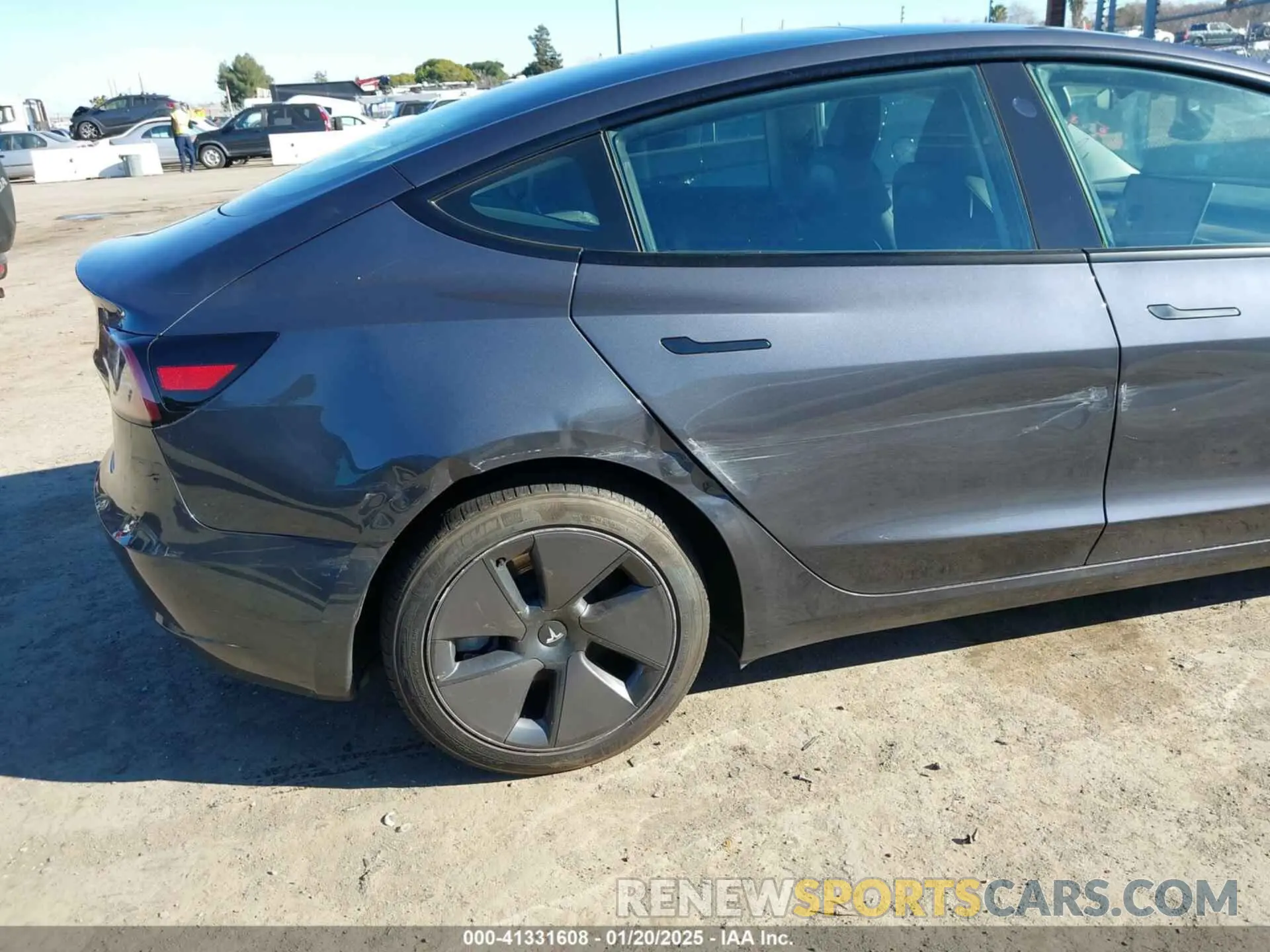 6 fotografías del automóvil dañado 5YJ3E1EA2PF615974 TESLA MODEL 3 2023