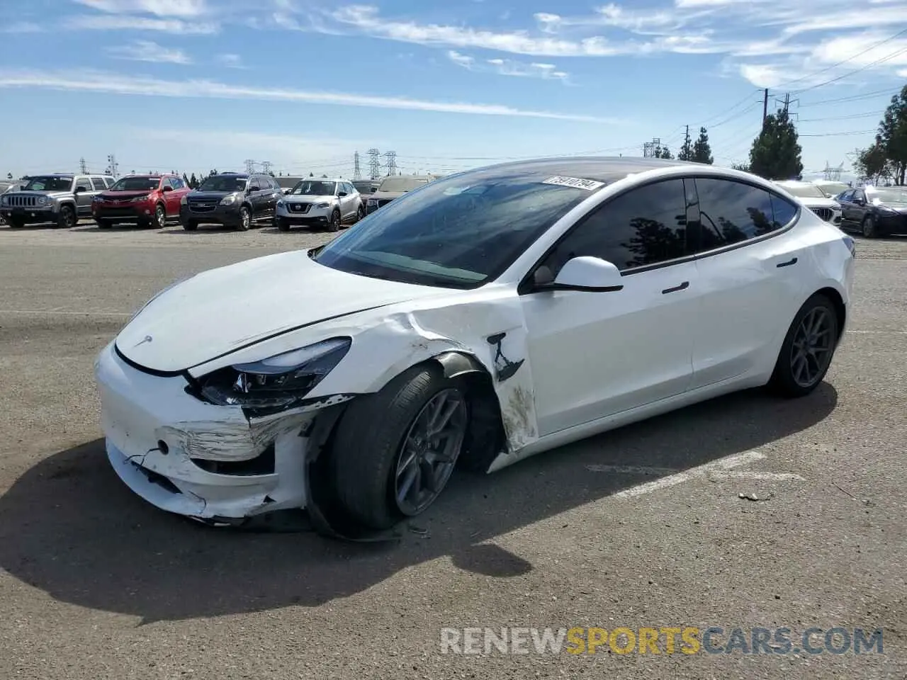 1 fotografías del automóvil dañado 5YJ3E1EA2PF638042 TESLA MODEL 3 2023