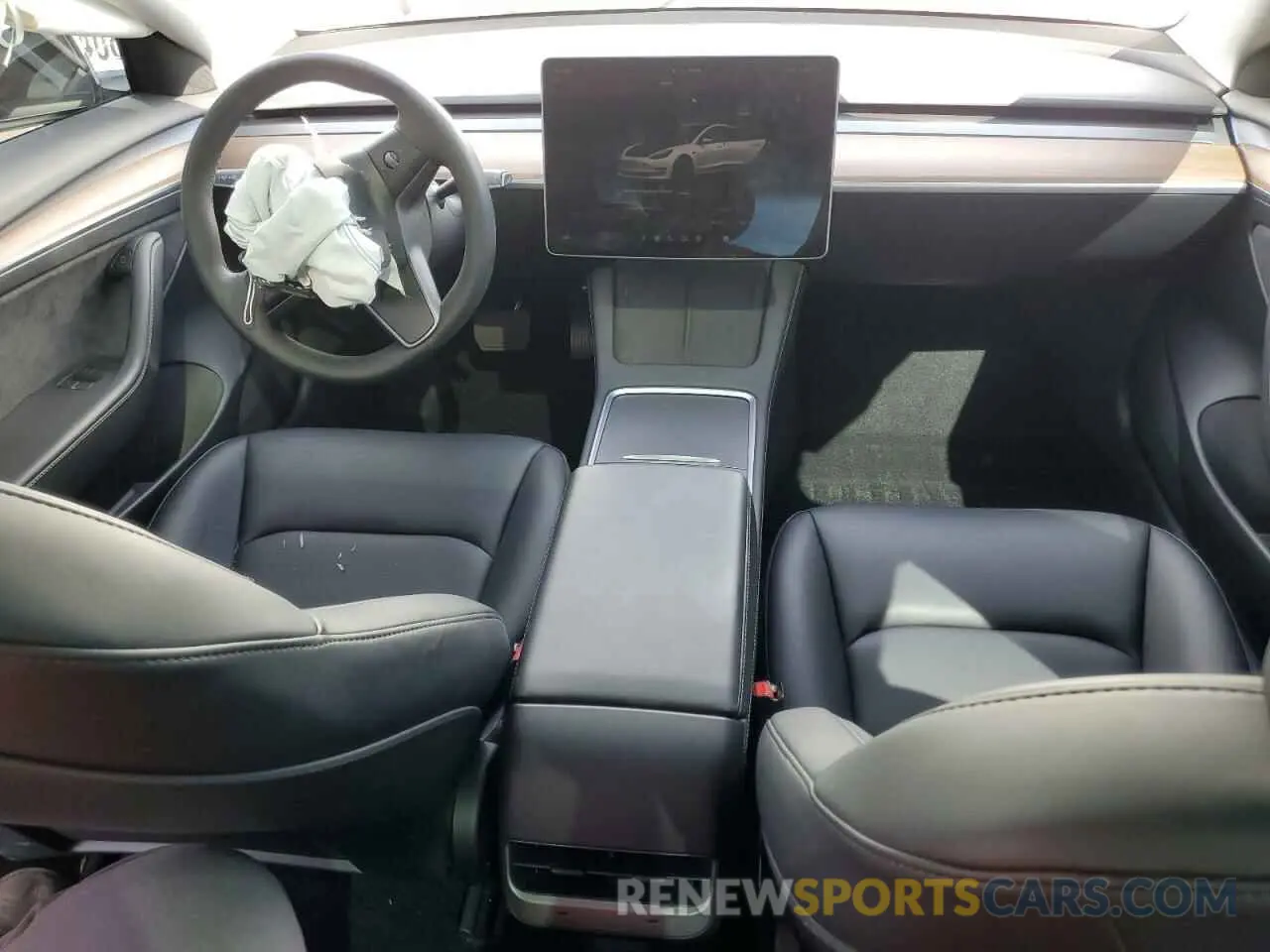 8 fotografías del automóvil dañado 5YJ3E1EA2PF638042 TESLA MODEL 3 2023