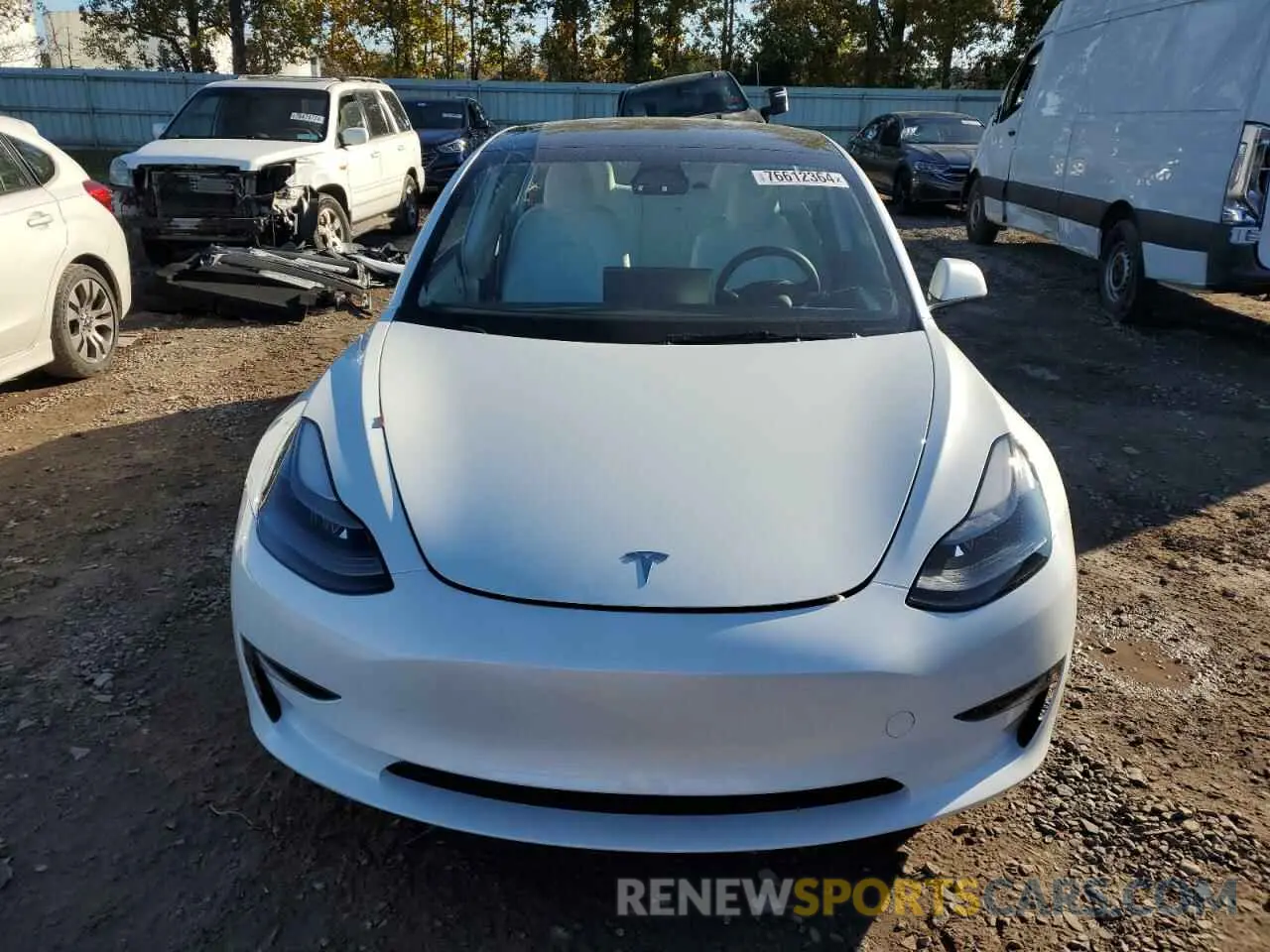 5 fotografías del automóvil dañado 5YJ3E1EA2PF642186 TESLA MODEL 3 2023