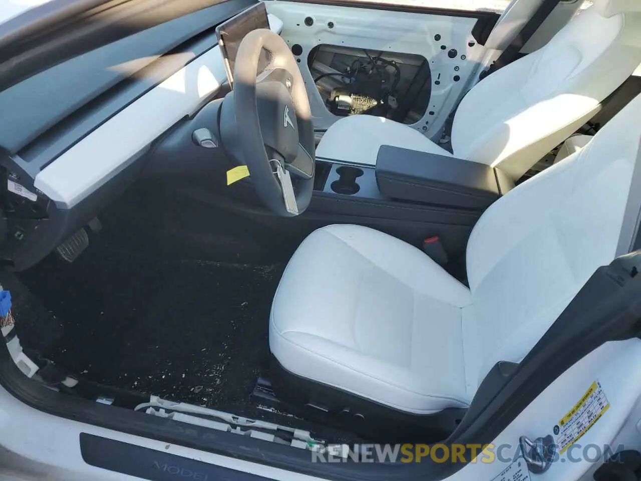 7 fotografías del automóvil dañado 5YJ3E1EA2PF642186 TESLA MODEL 3 2023