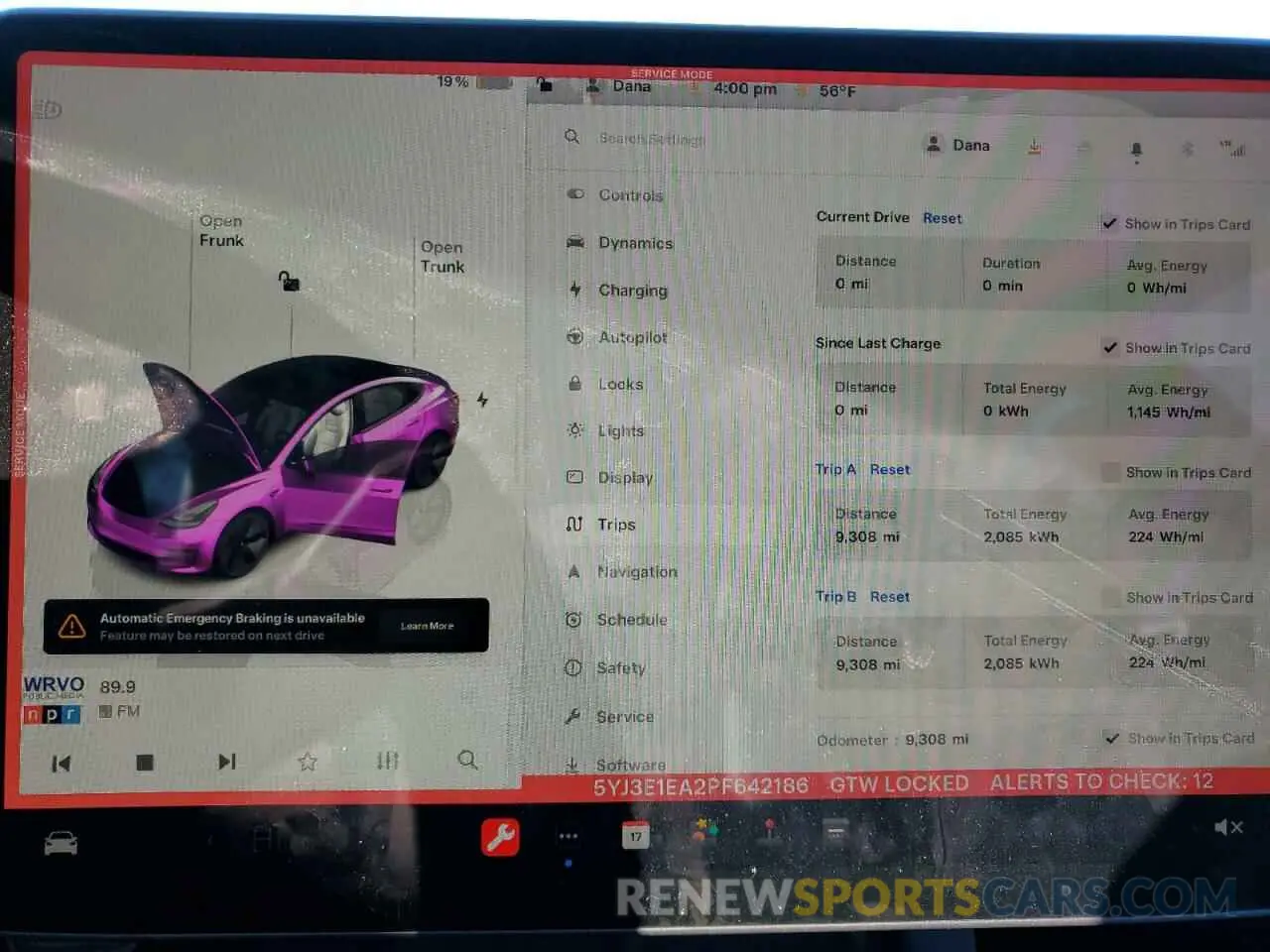 9 fotografías del automóvil dañado 5YJ3E1EA2PF642186 TESLA MODEL 3 2023