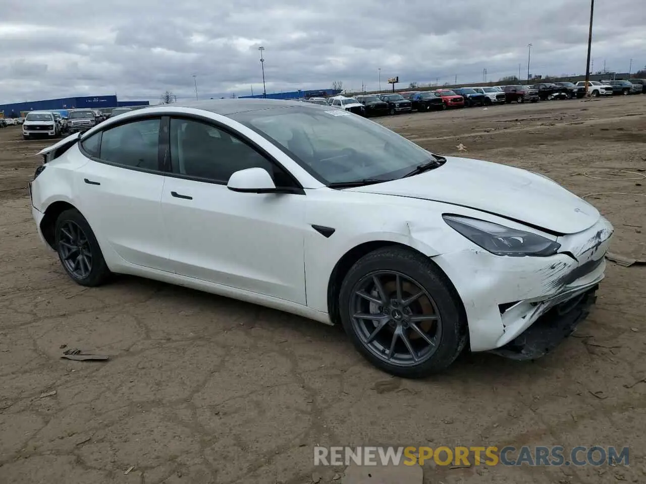 4 fotografías del automóvil dañado 5YJ3E1EA2PF642656 TESLA MODEL 3 2023