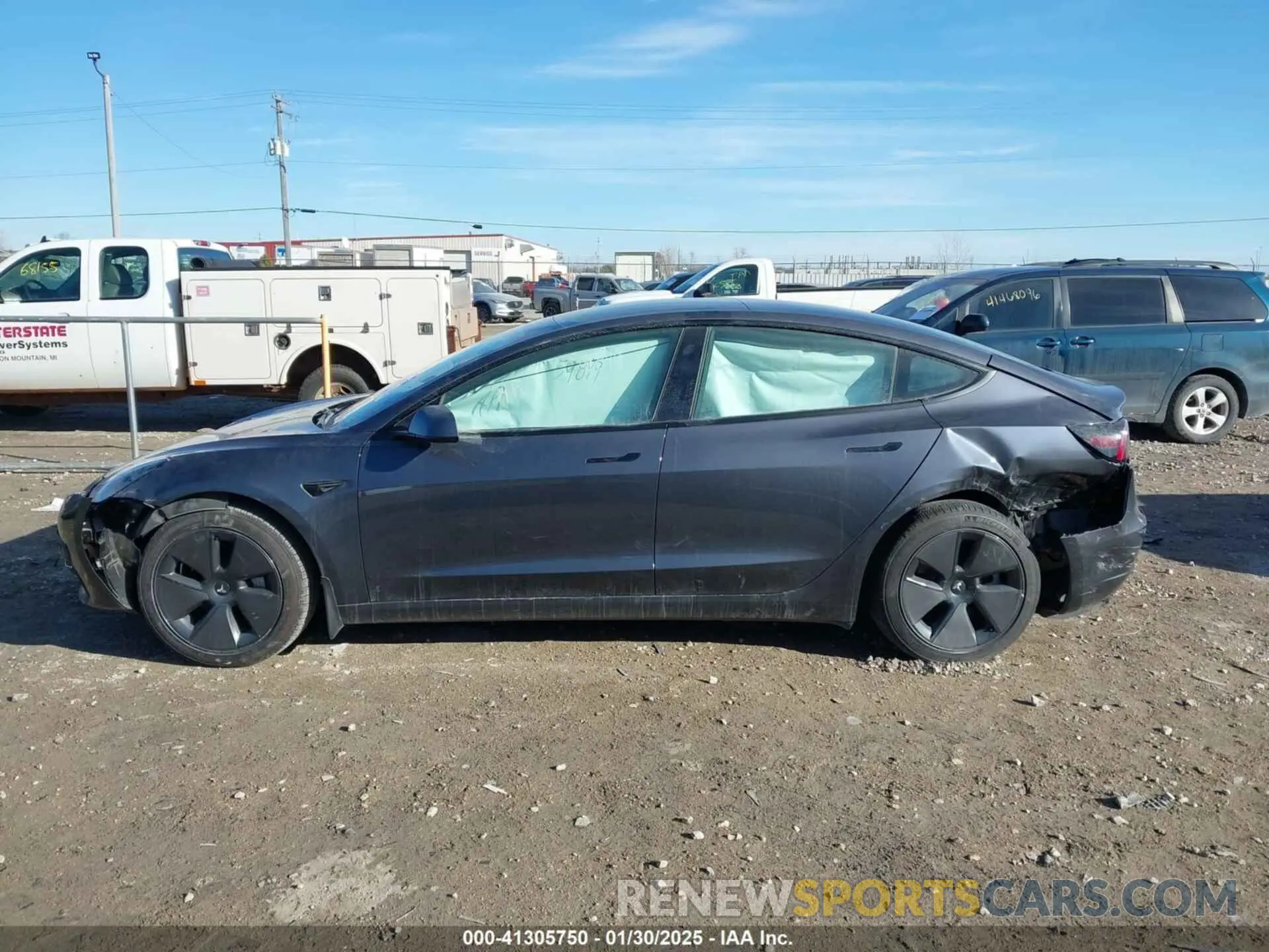 14 fotografías del automóvil dañado 5YJ3E1EA2PF644021 TESLA MODEL 3 2023