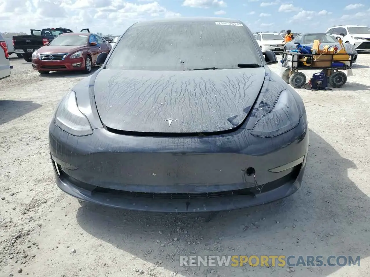 5 fotografías del automóvil dañado 5YJ3E1EA2PF646156 TESLA MODEL 3 2023
