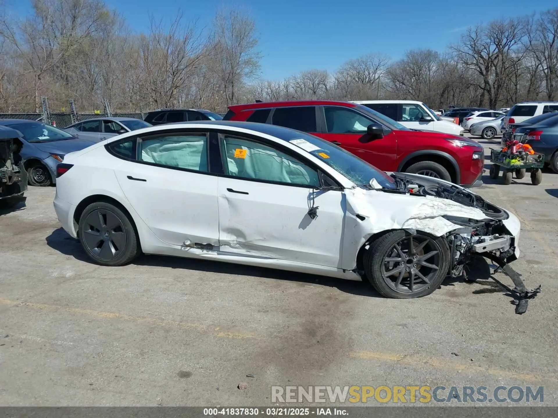 12 fotografías del automóvil dañado 5YJ3E1EA2PF652961 TESLA MODEL 3 2023