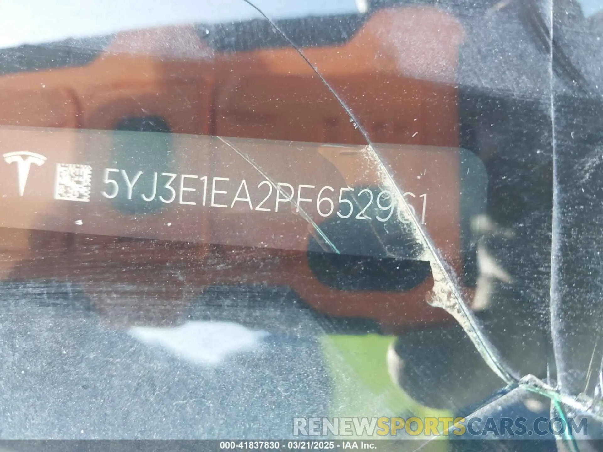 9 fotografías del automóvil dañado 5YJ3E1EA2PF652961 TESLA MODEL 3 2023