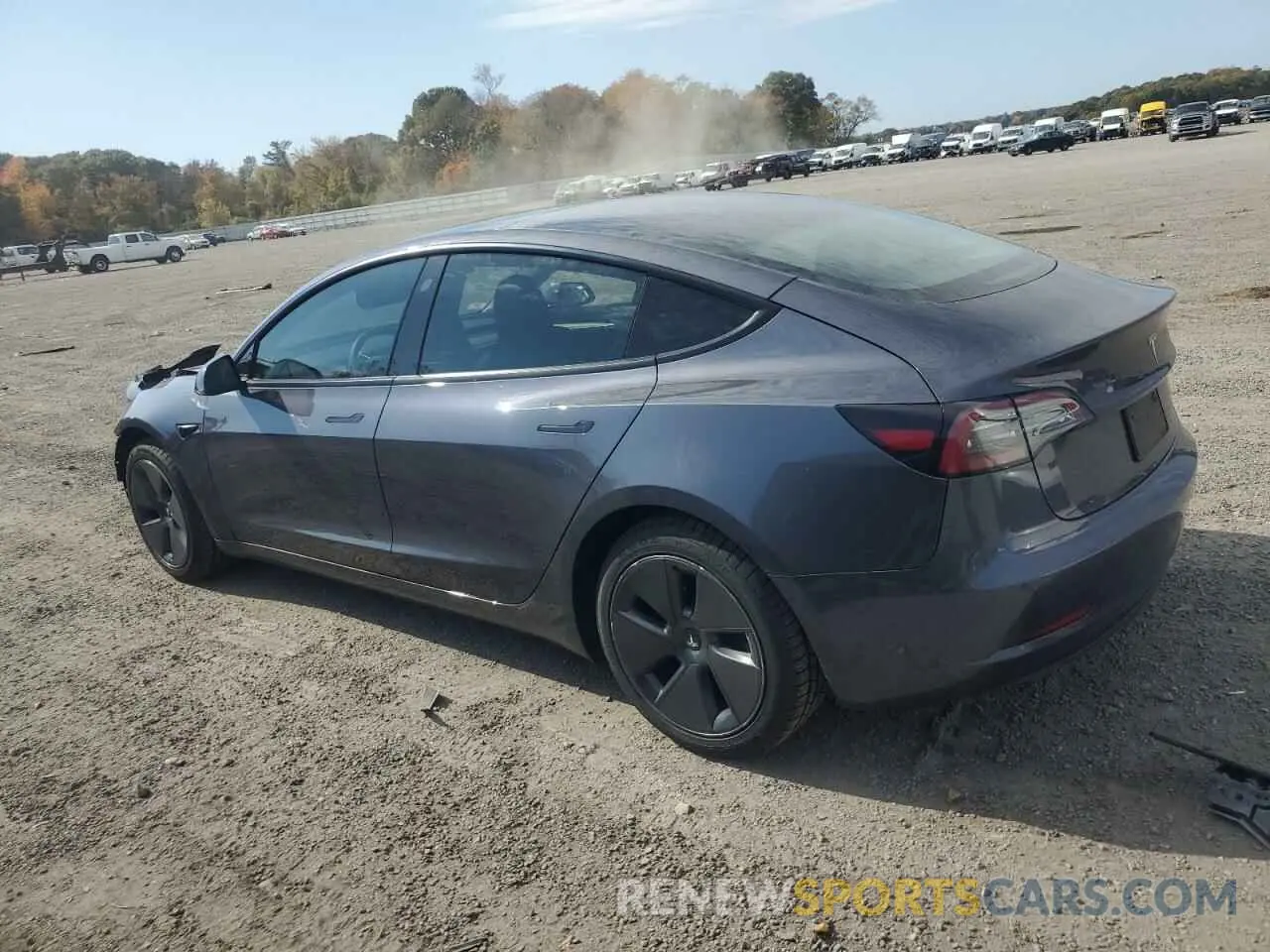 2 fotografías del automóvil dañado 5YJ3E1EA2PF662082 TESLA MODEL 3 2023