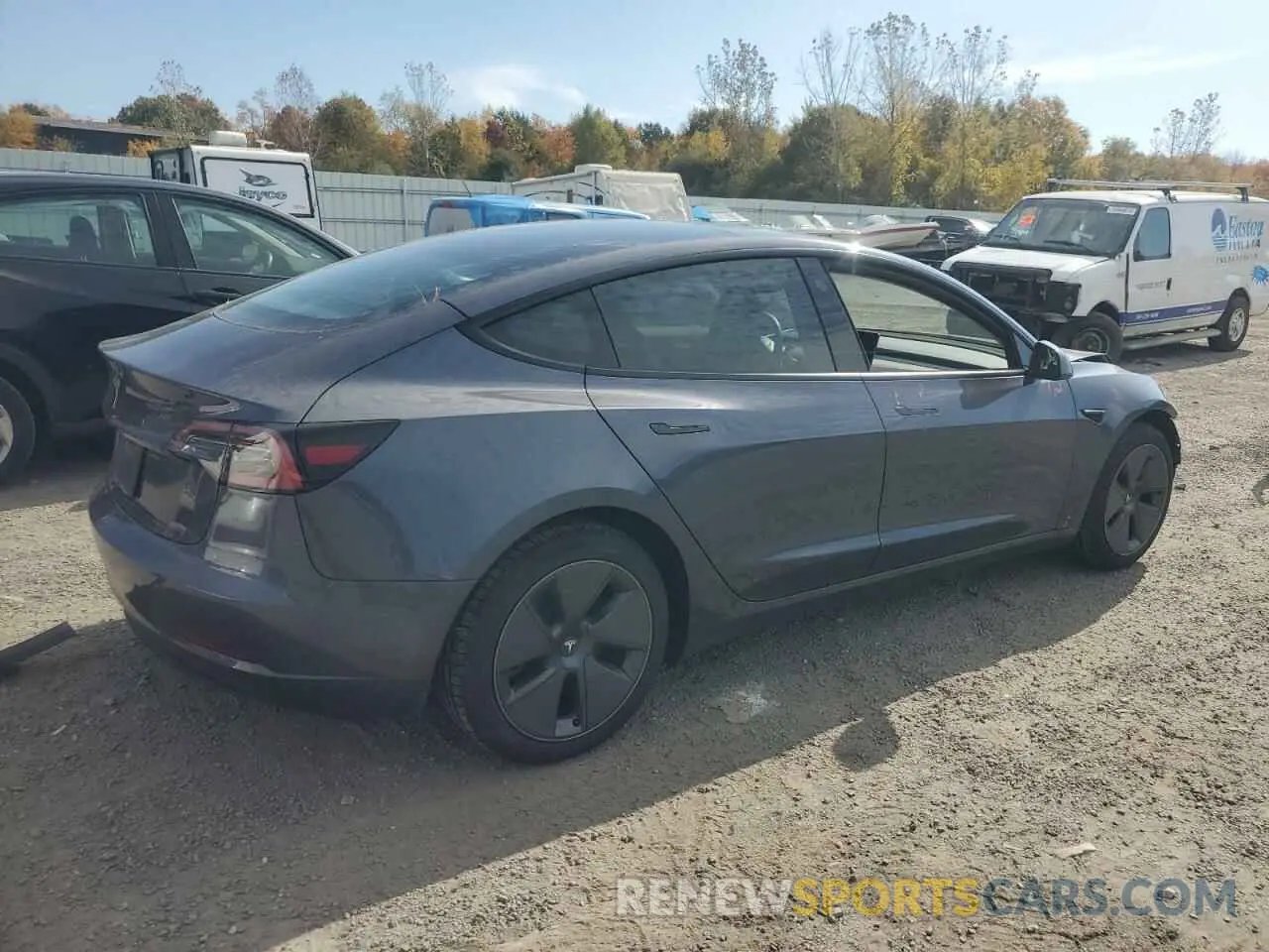 3 fotografías del automóvil dañado 5YJ3E1EA2PF662082 TESLA MODEL 3 2023