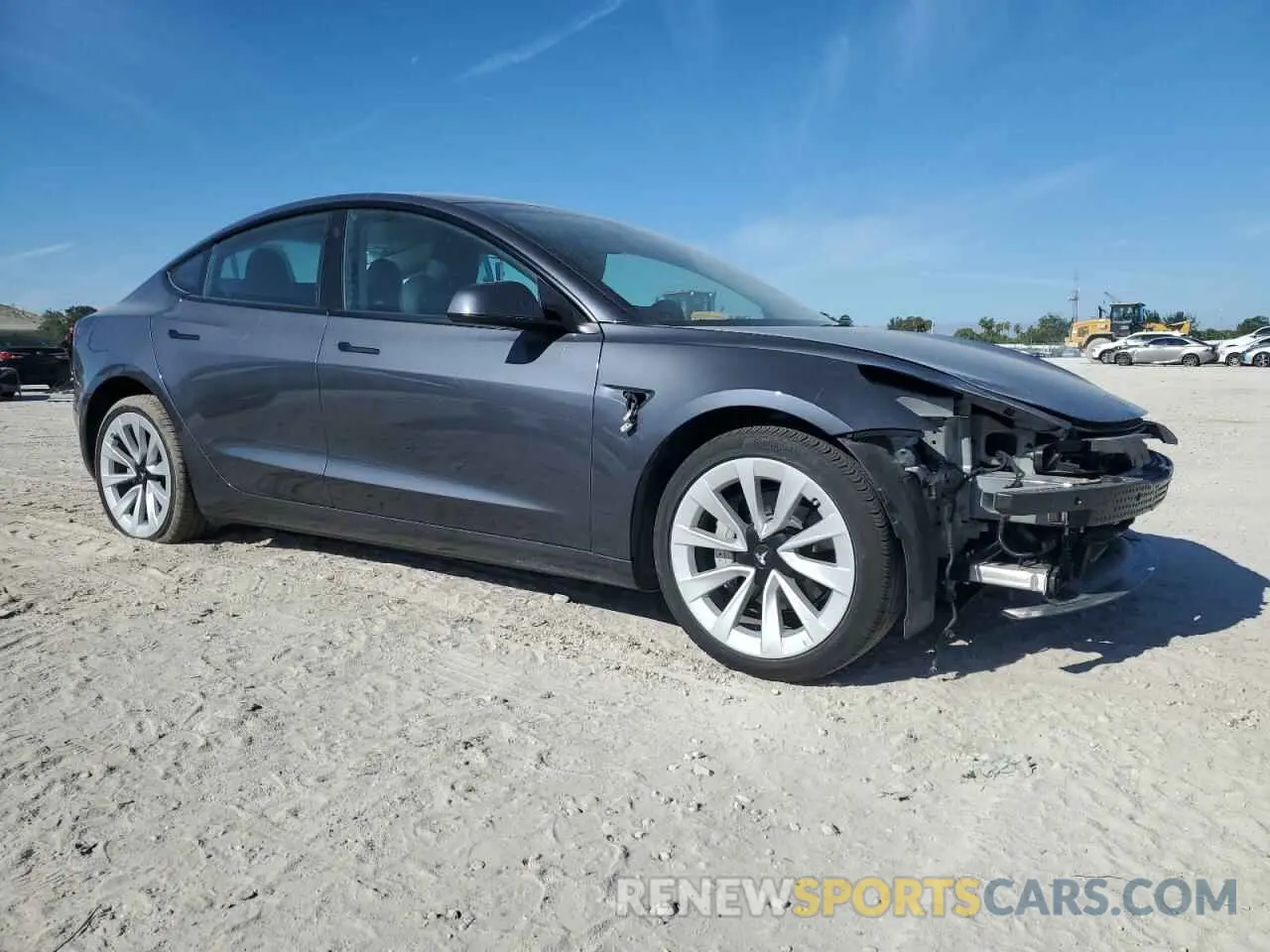 4 fotografías del automóvil dañado 5YJ3E1EA2PF670117 TESLA MODEL 3 2023