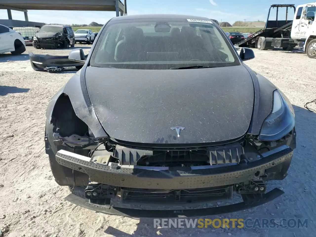 5 fotografías del automóvil dañado 5YJ3E1EA2PF670117 TESLA MODEL 3 2023