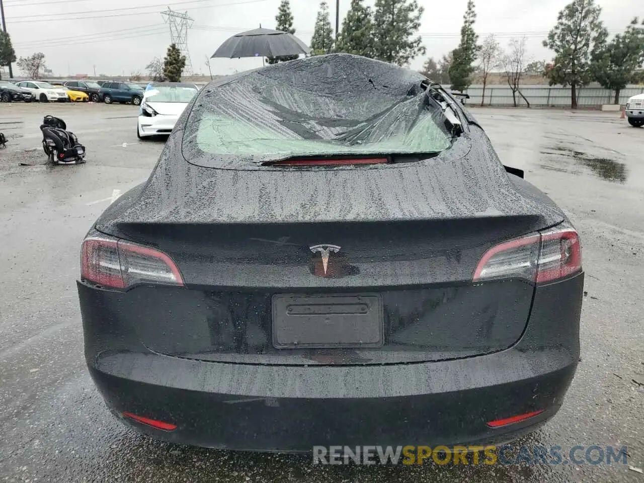 6 fotografías del automóvil dañado 5YJ3E1EA2PF671865 TESLA MODEL 3 2023