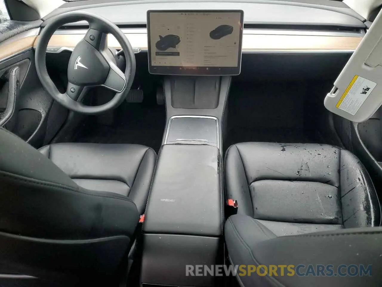 8 fotografías del automóvil dañado 5YJ3E1EA2PF671865 TESLA MODEL 3 2023