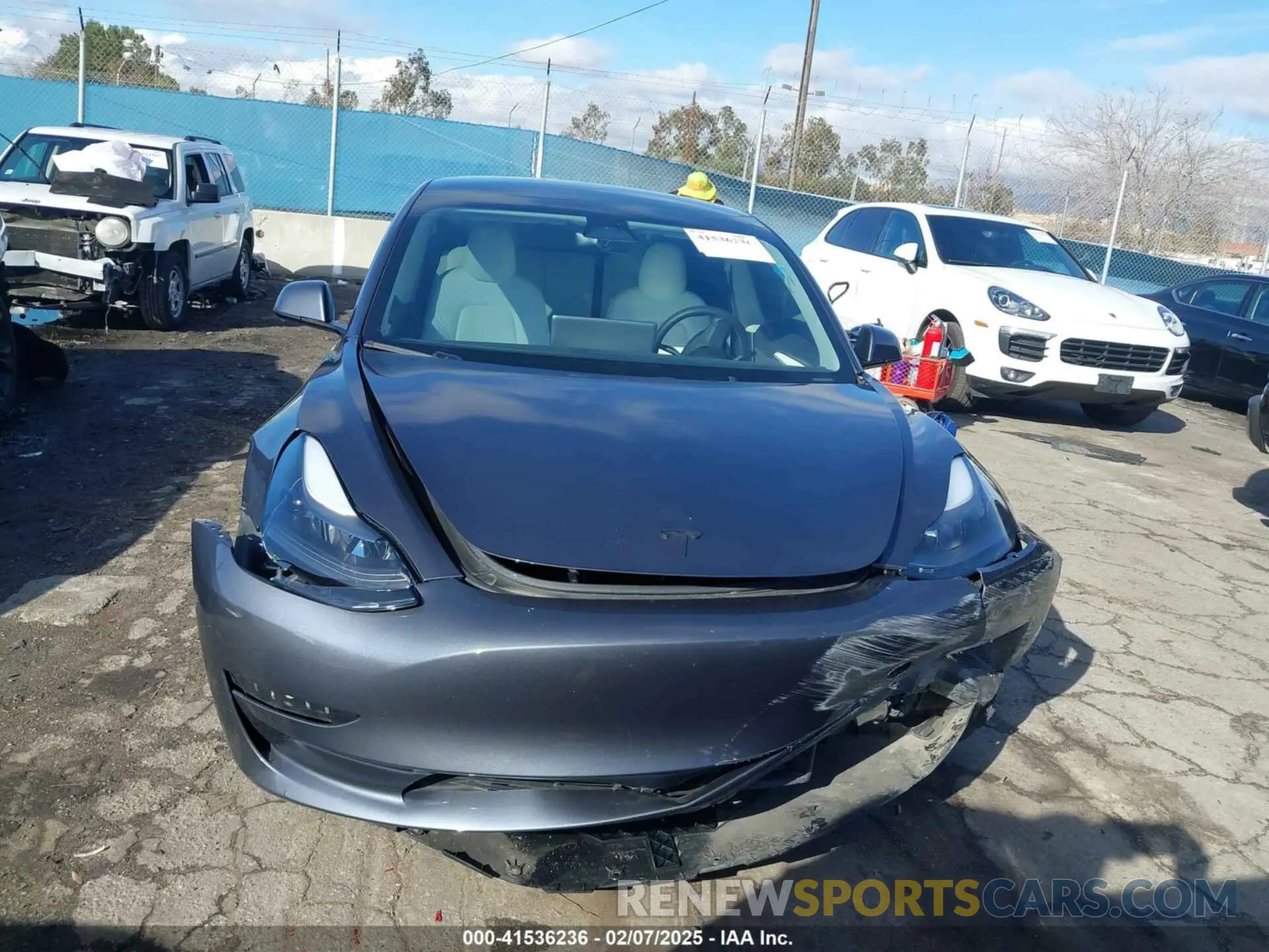 12 fotografías del automóvil dañado 5YJ3E1EA2PF675298 TESLA MODEL 3 2023