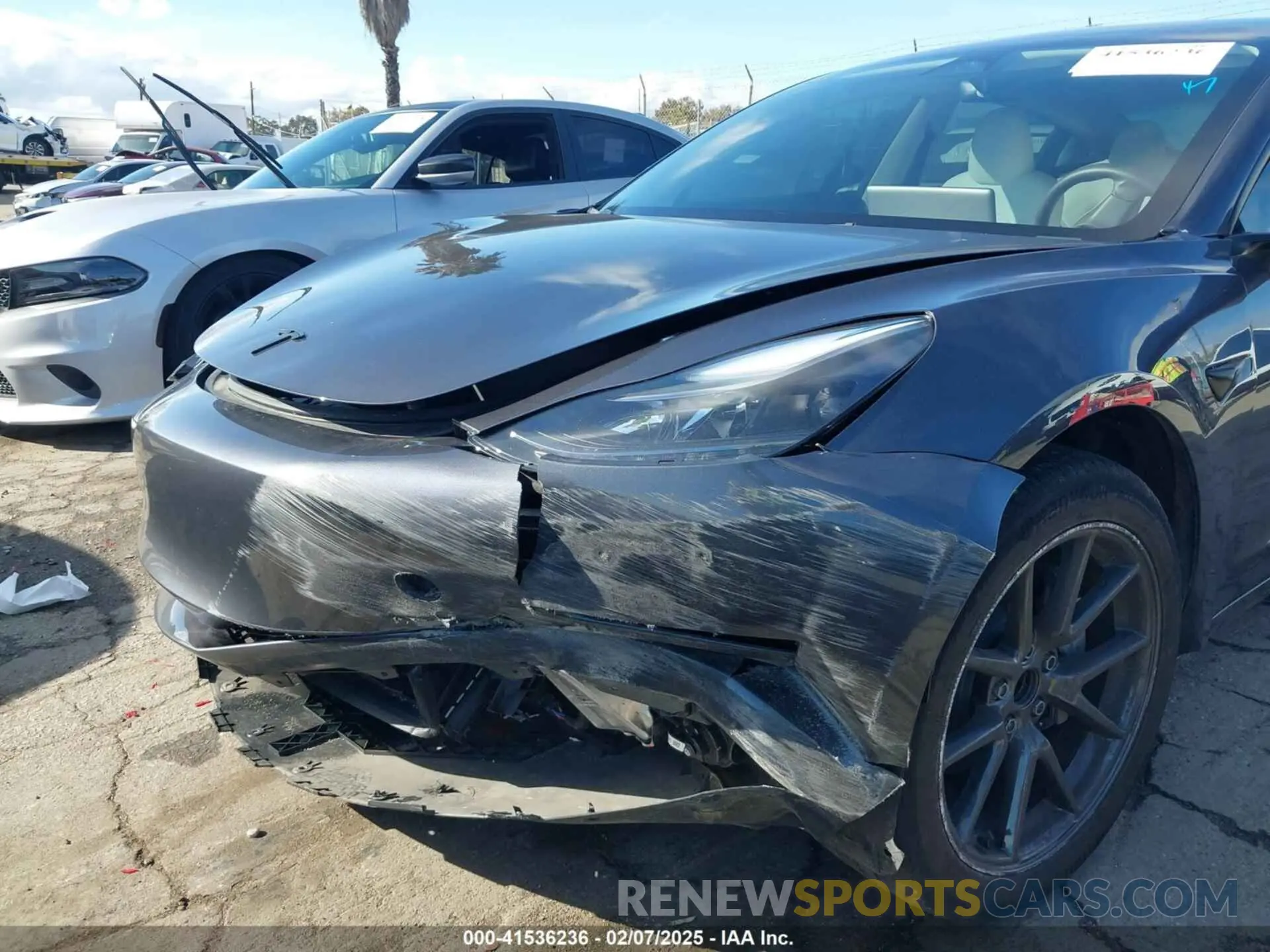 6 fotografías del automóvil dañado 5YJ3E1EA2PF675298 TESLA MODEL 3 2023