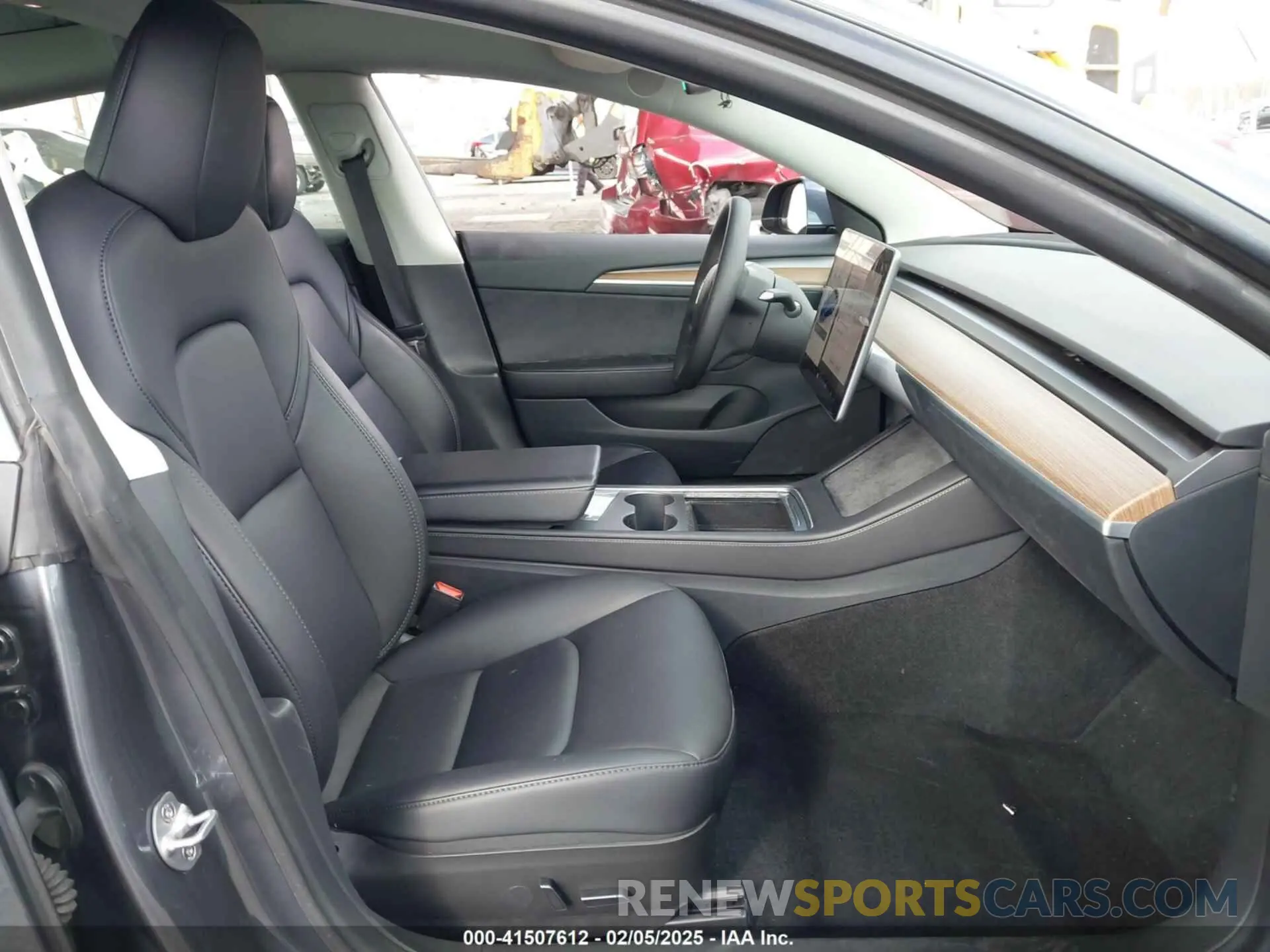 5 fotografías del automóvil dañado 5YJ3E1EA2PF676354 TESLA MODEL 3 2023