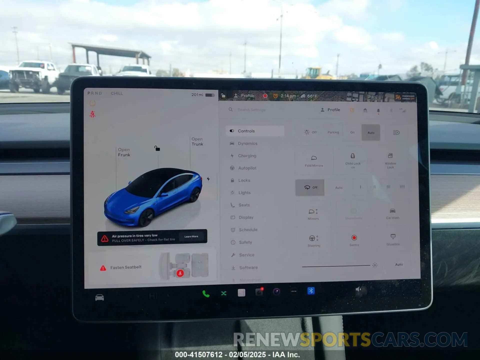 7 fotografías del automóvil dañado 5YJ3E1EA2PF676354 TESLA MODEL 3 2023