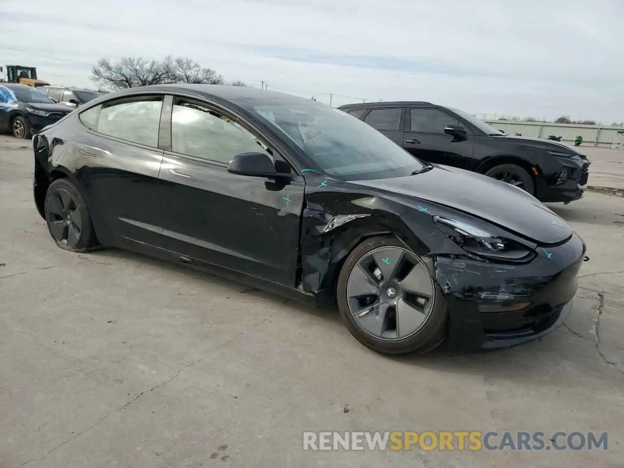4 fotografías del automóvil dañado 5YJ3E1EA2PF677195 TESLA MODEL 3 2023