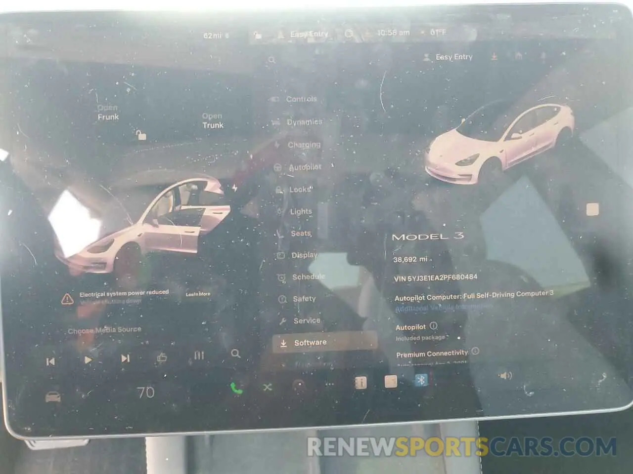 9 fotografías del automóvil dañado 5YJ3E1EA2PF680484 TESLA MODEL 3 2023