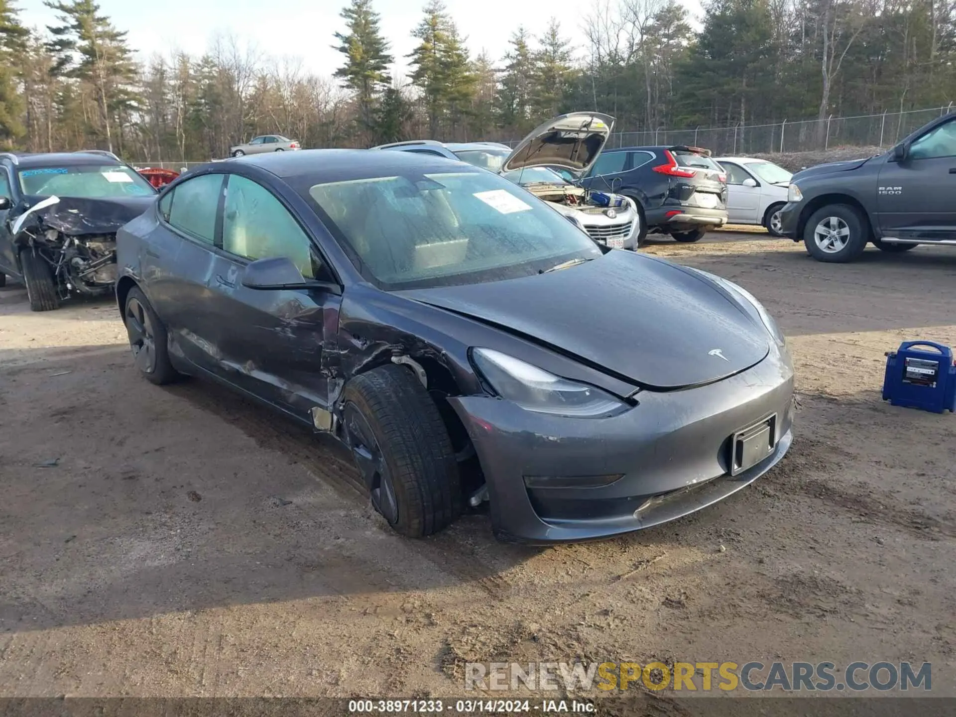 1 fotografías del automóvil dañado 5YJ3E1EA2PF684034 TESLA MODEL 3 2023