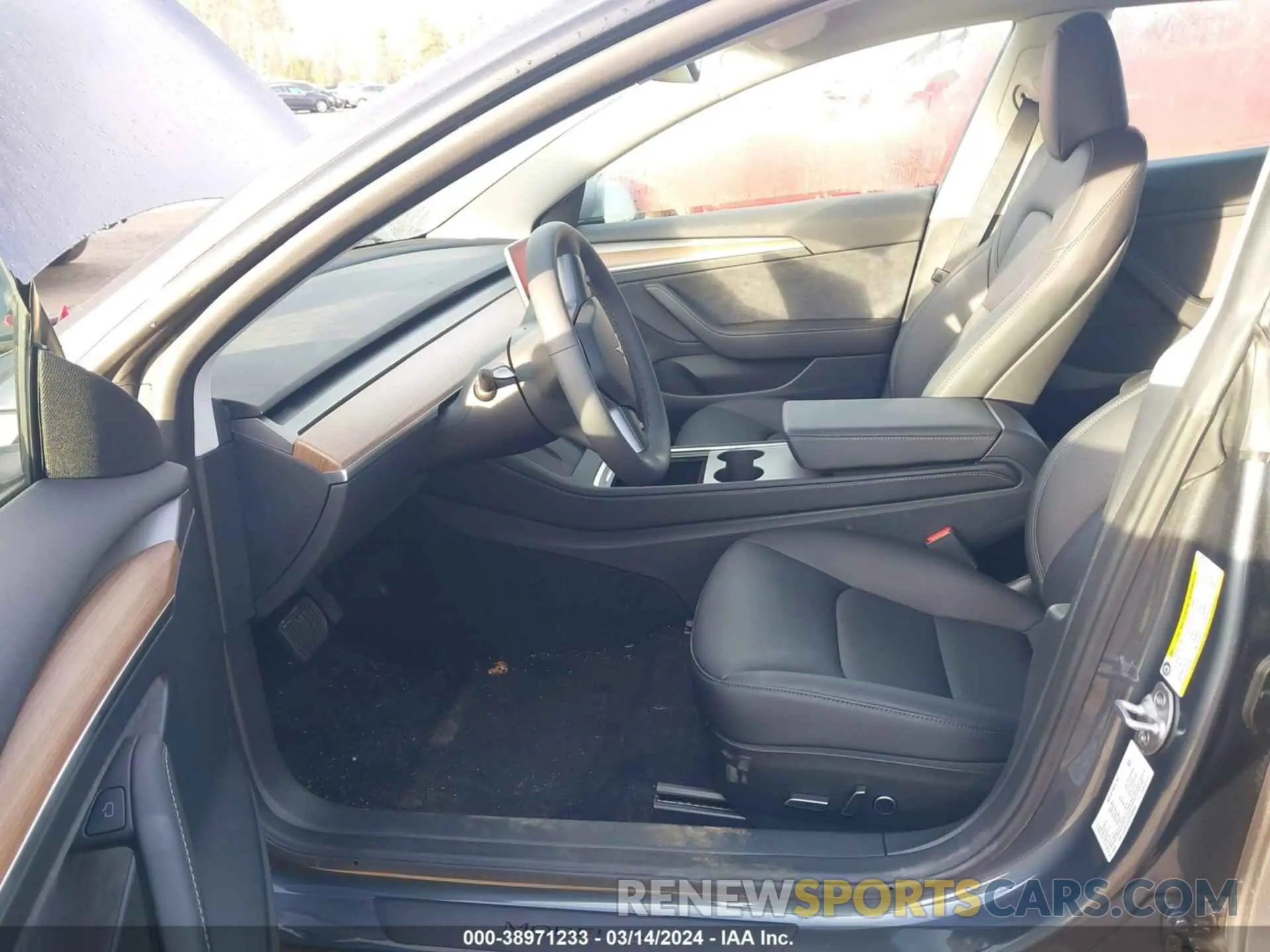 5 fotografías del automóvil dañado 5YJ3E1EA2PF684034 TESLA MODEL 3 2023